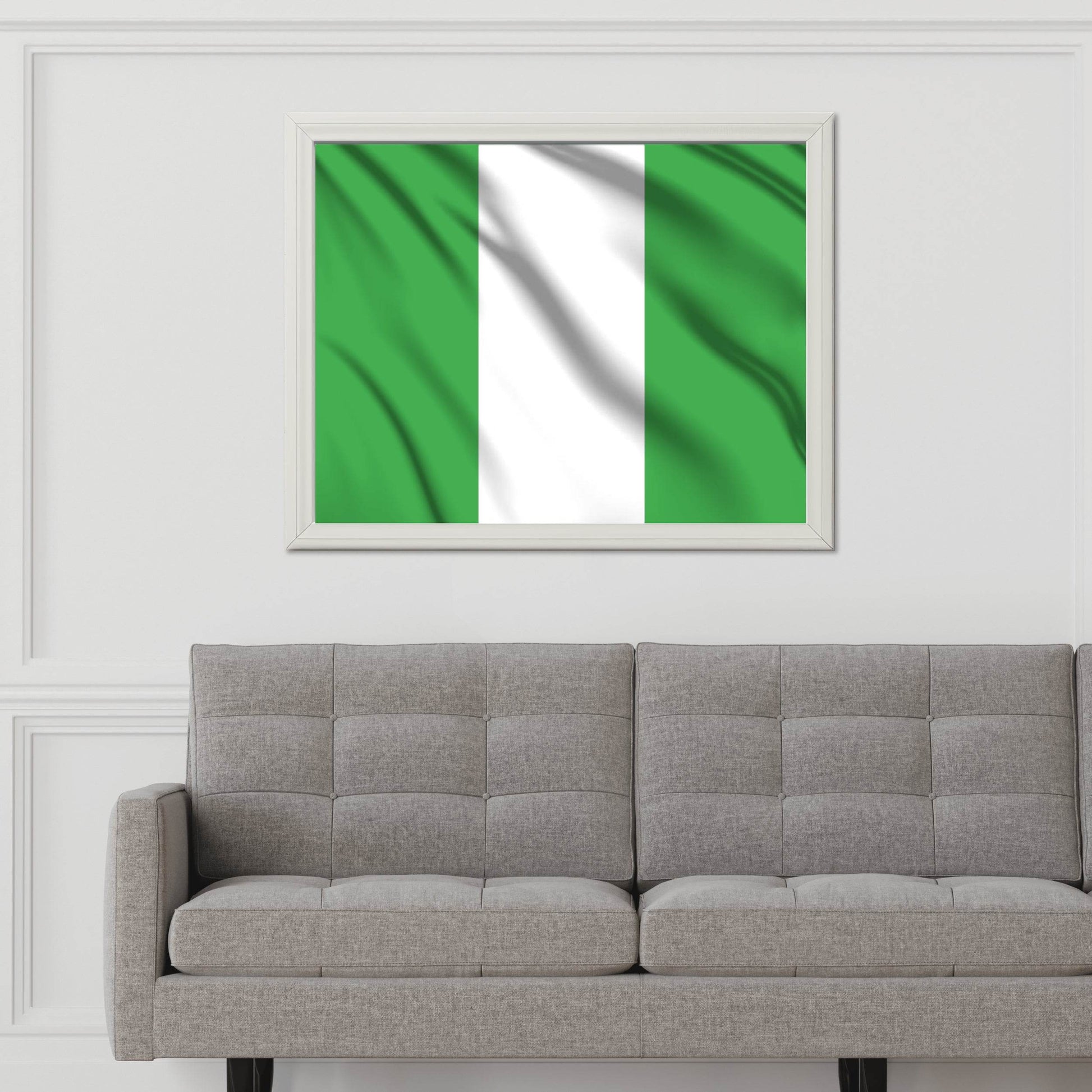 Nigeria National Flag Wall Art - beink online art store