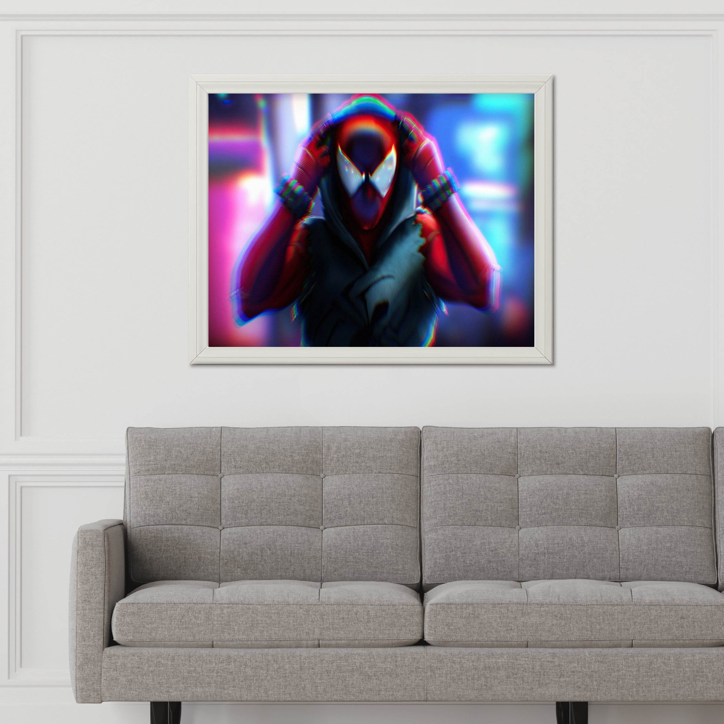 Spider Man Miles Morales Gaming Wall Art - beink online art store