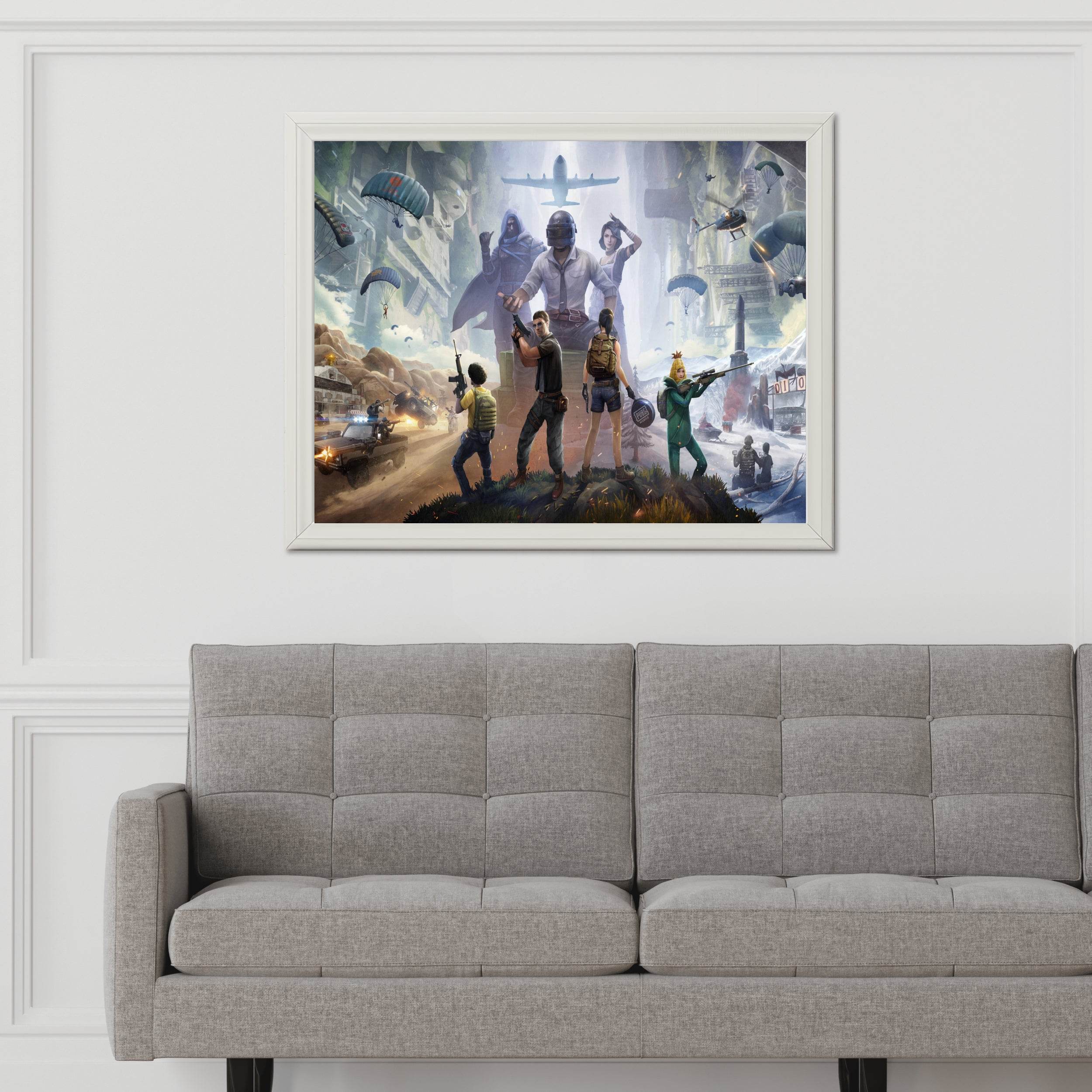 PUBG Battleground Gaming Wall Art - beink online art store