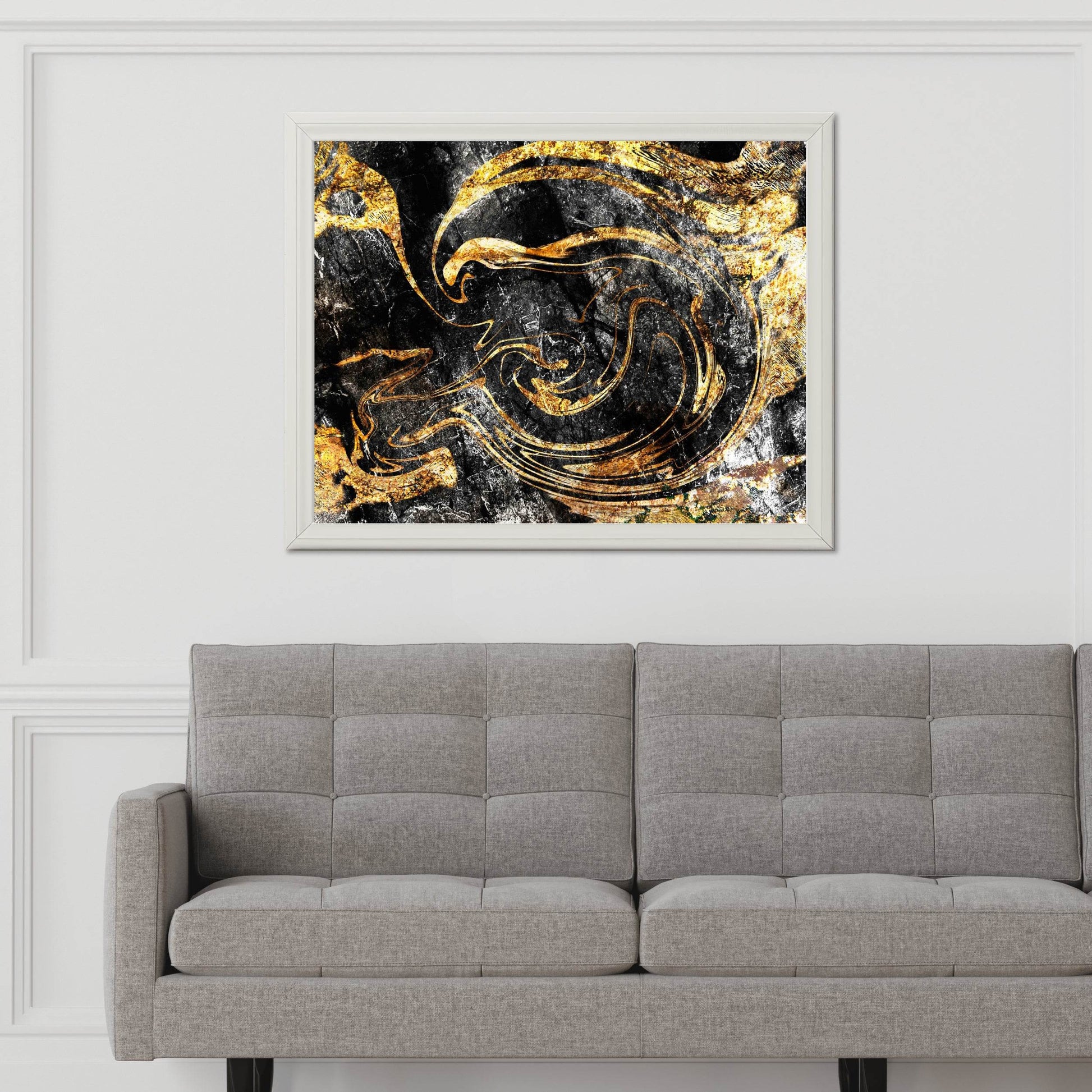 Anconda Brush Abstract Wall Art - beink online art store