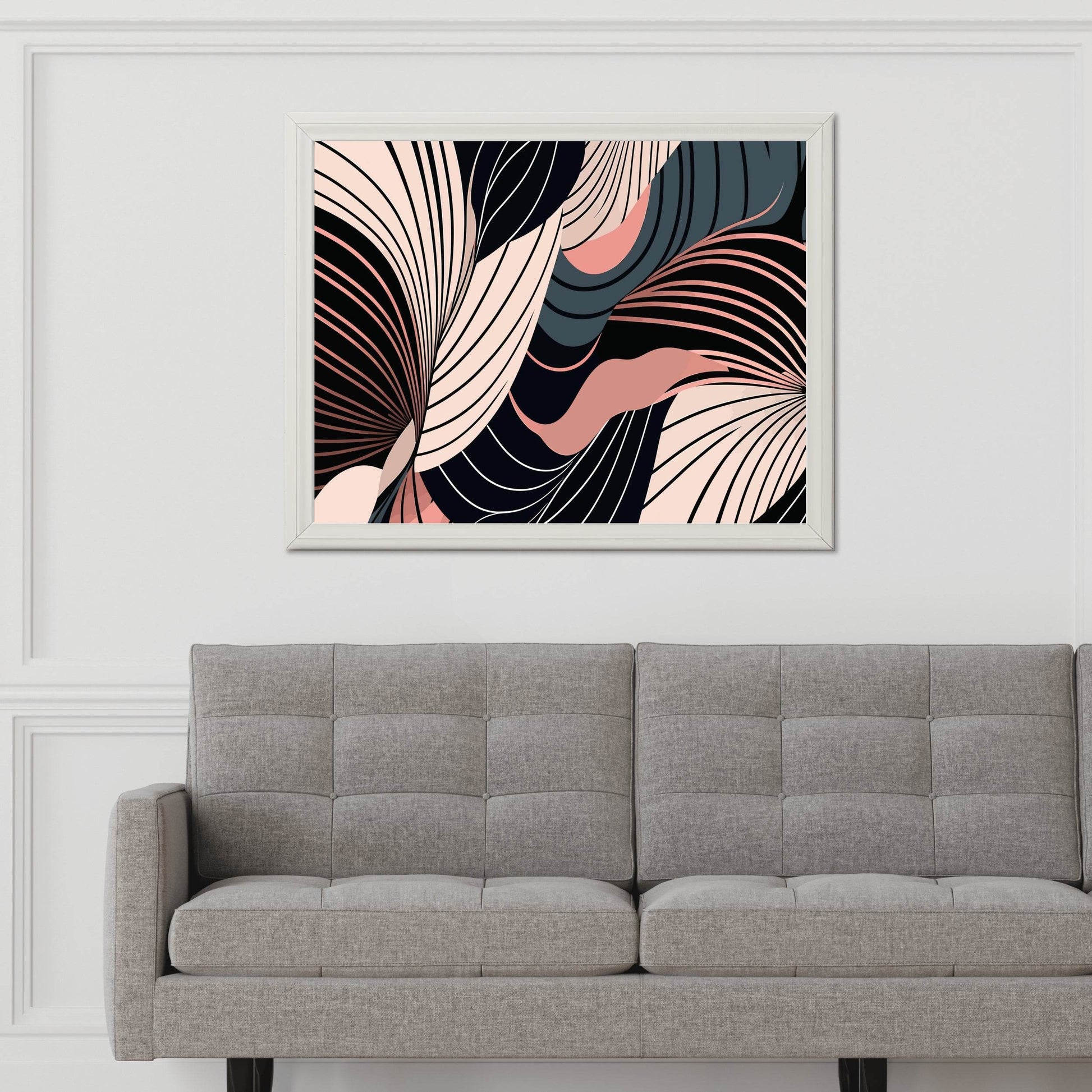 Botanical Shape Abstract Wall Art - beink online art store