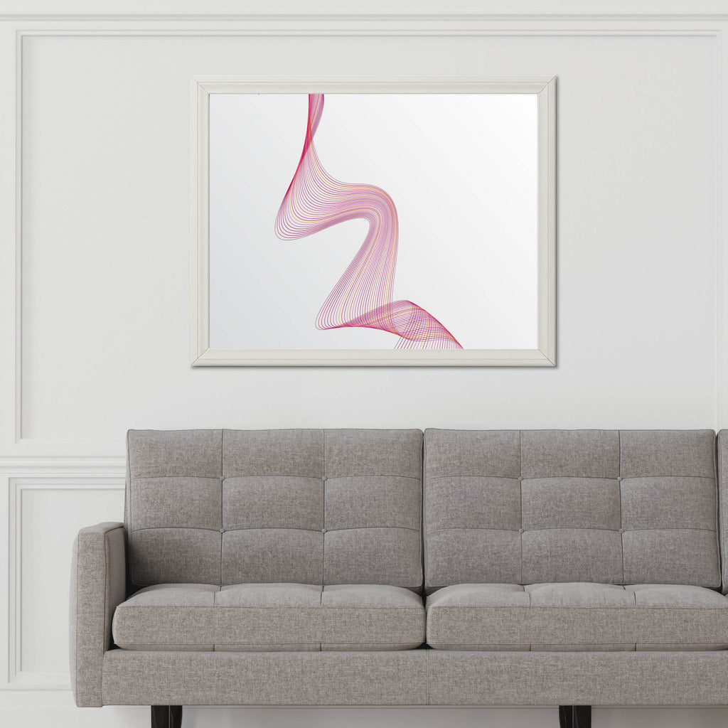 Technology Line Wave Abstract Wall Art - beink online art store