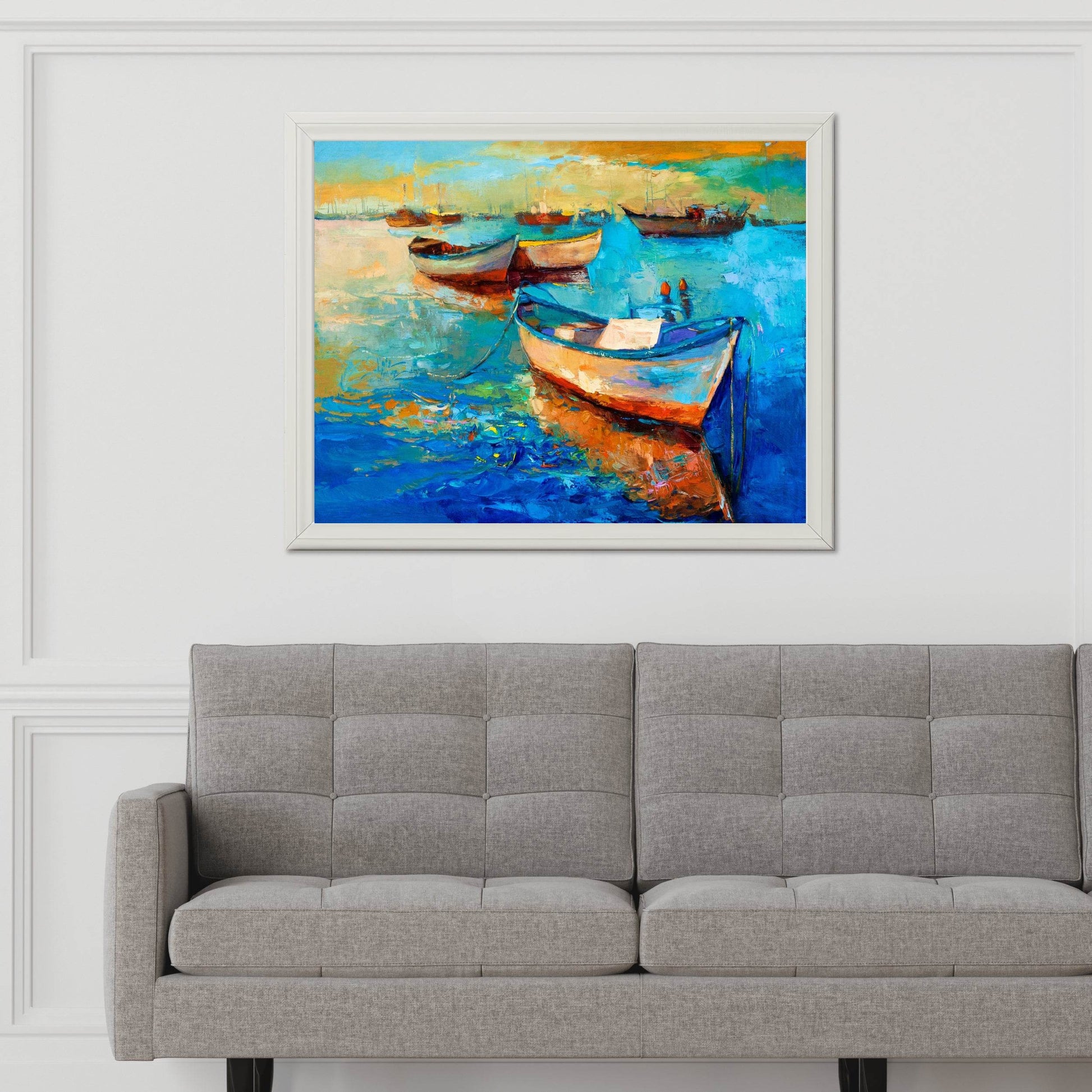 Fishermen's Wooden Boats Wall Art - beink online art store