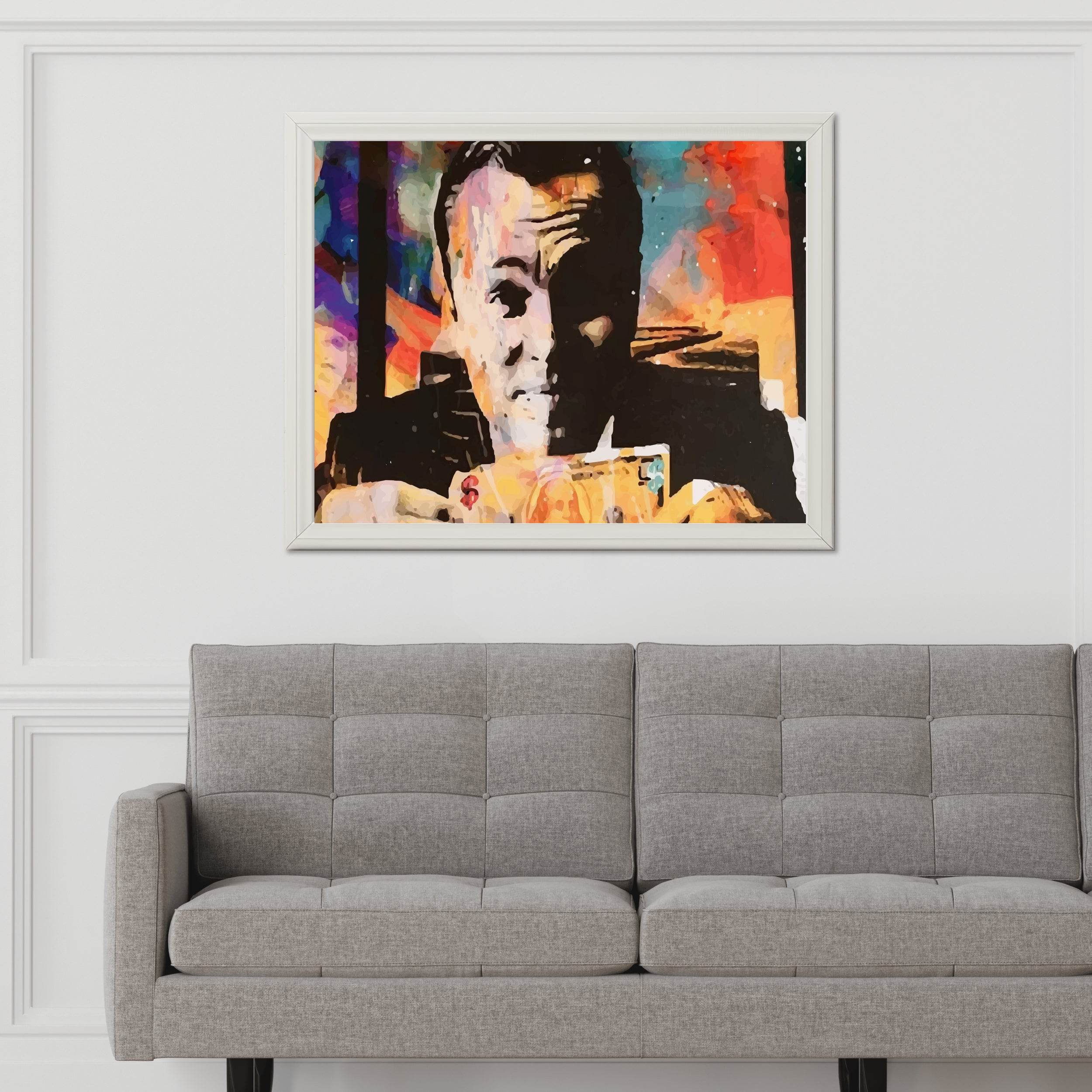 Leonardo DiCaprio Painting -The Wolf of Wall Street Poster - beink online art store