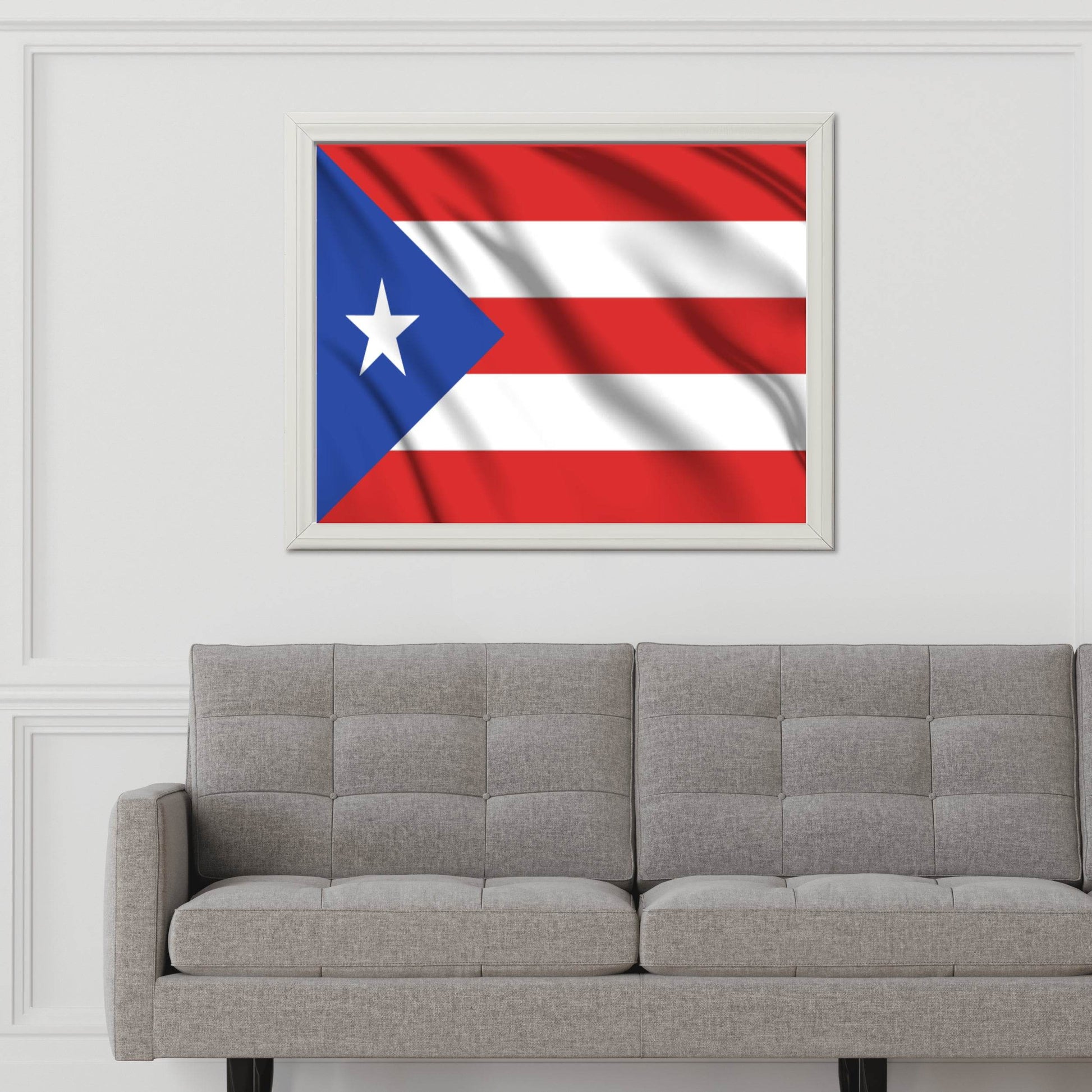 Puerto Rico National Flag Wall Art - beink online art store
