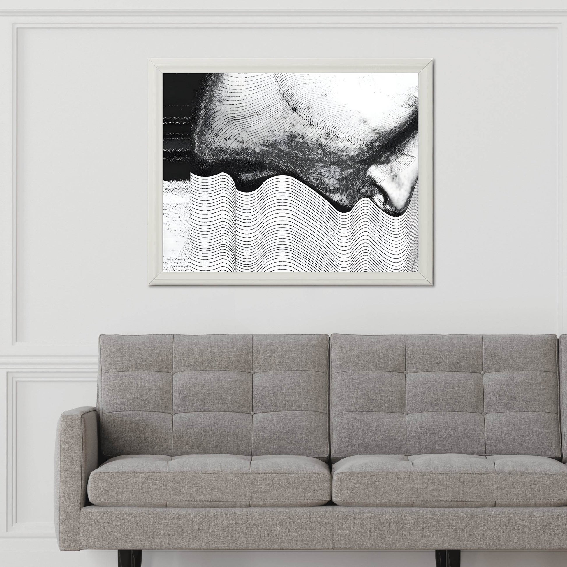 Visual Illustration of Disturbed State of Mind Modern Wall Art - beink online art store