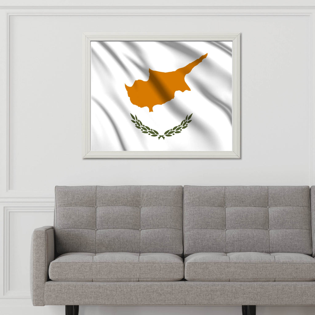 Cyprus National Flag Wall Art - beink online art store