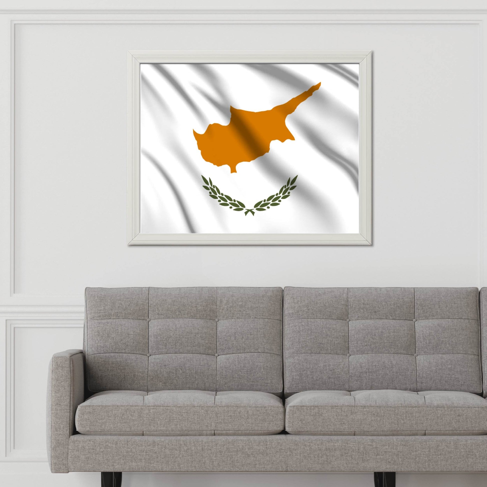 Cyprus National Flag Wall Art - beink online art store