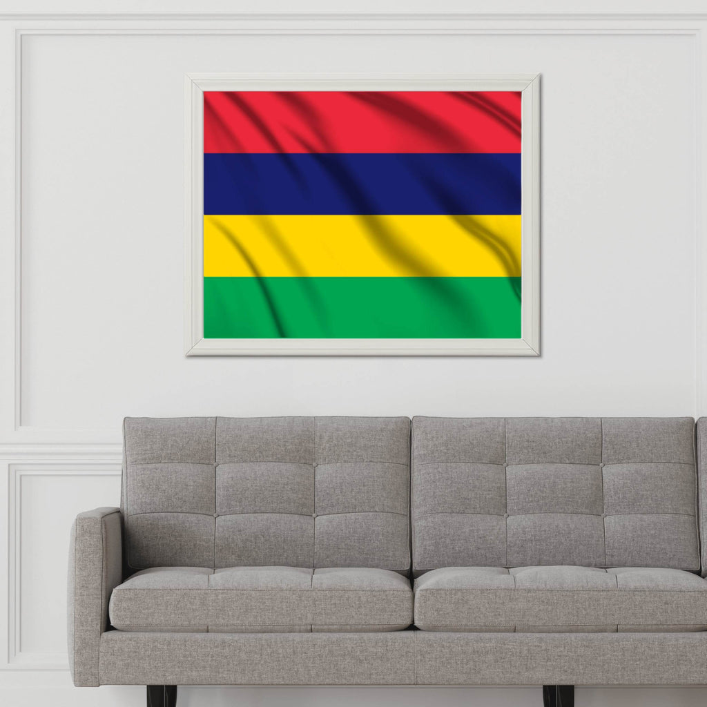Mauritius National Flag Wall Art - beink online art store