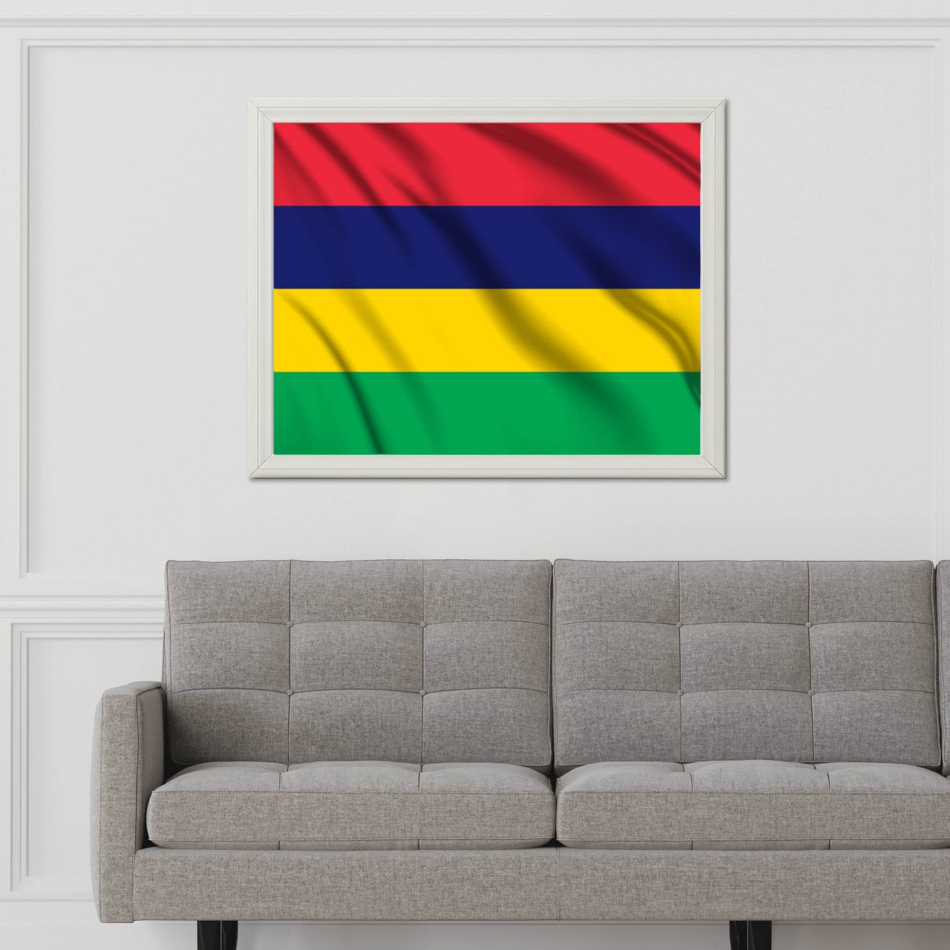 Mauritius National Flag Wall Art - beink online art store