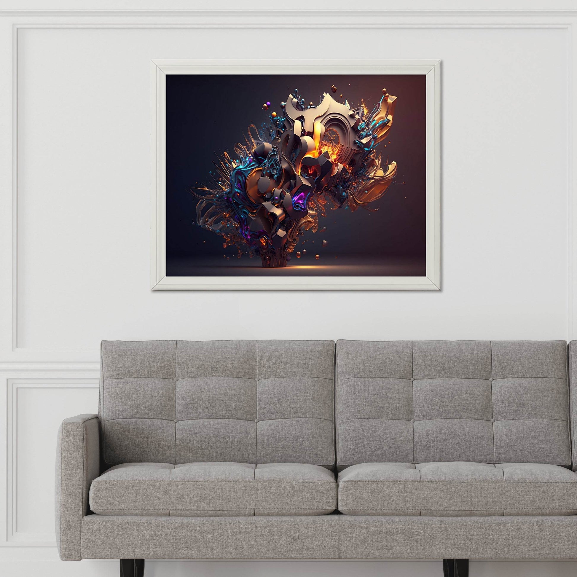 Colorful Painting of Abstract Background Digital Art - beink online art store