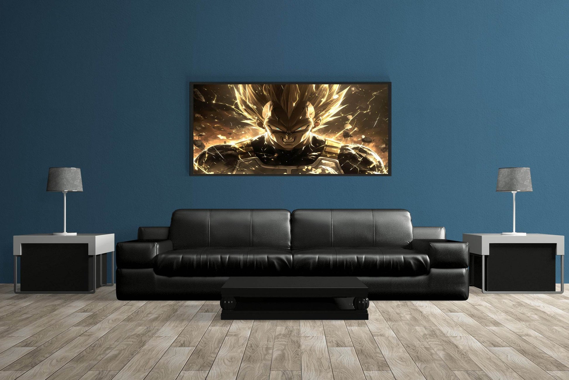 Angry Vegeta Anime Wall Art - beink online art store