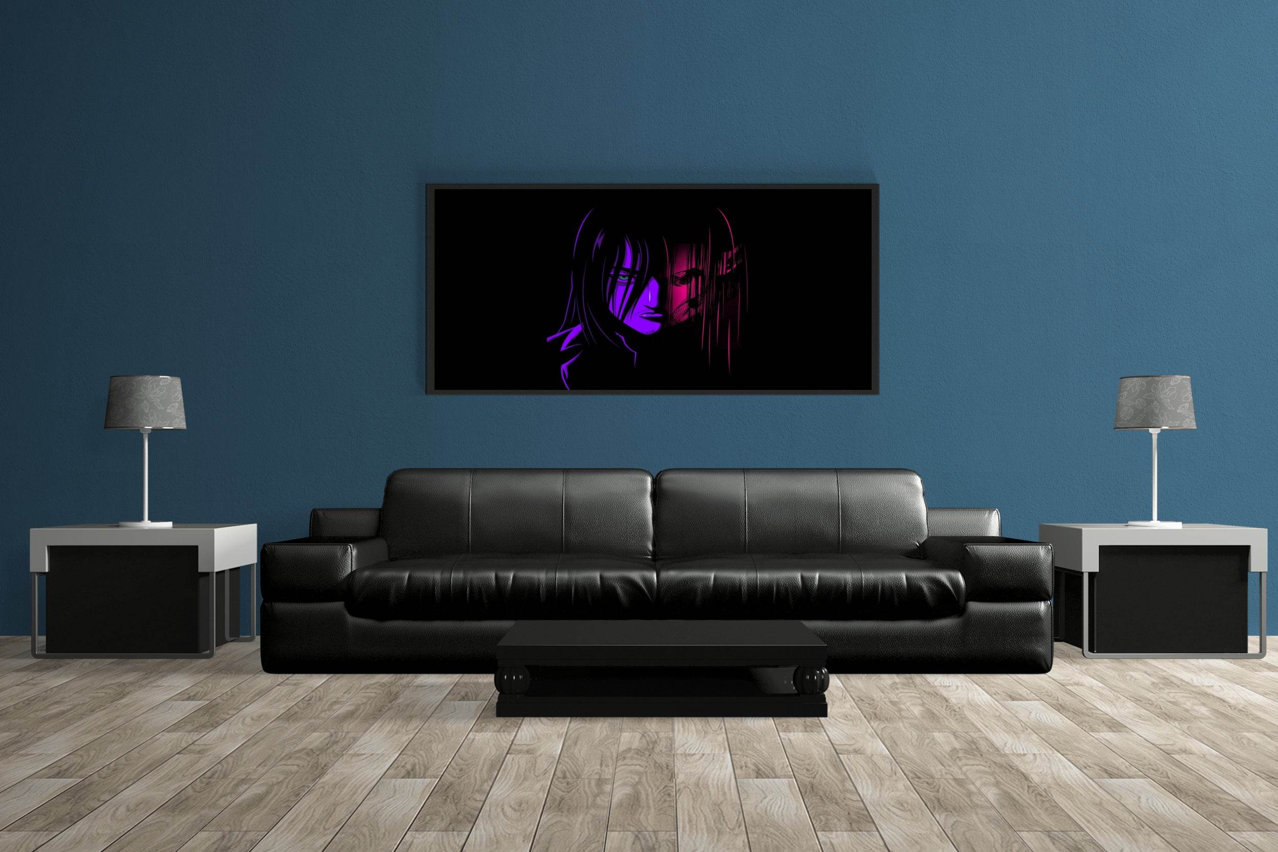 Eren Jaeger Neon Anime Wall Art - beink online art store