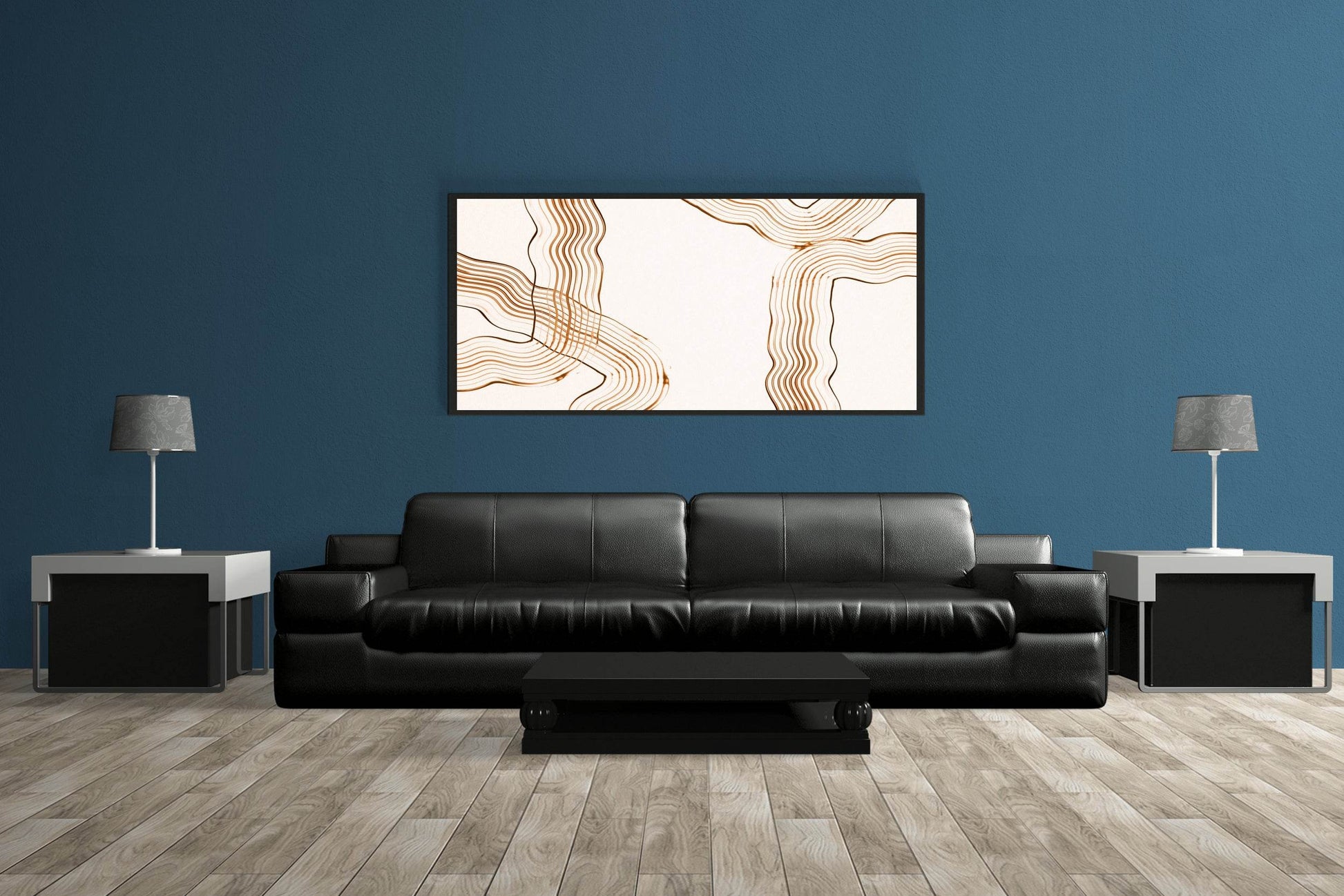 Handdrawn Irregular Shape Abstract Wall Art - beink online art store