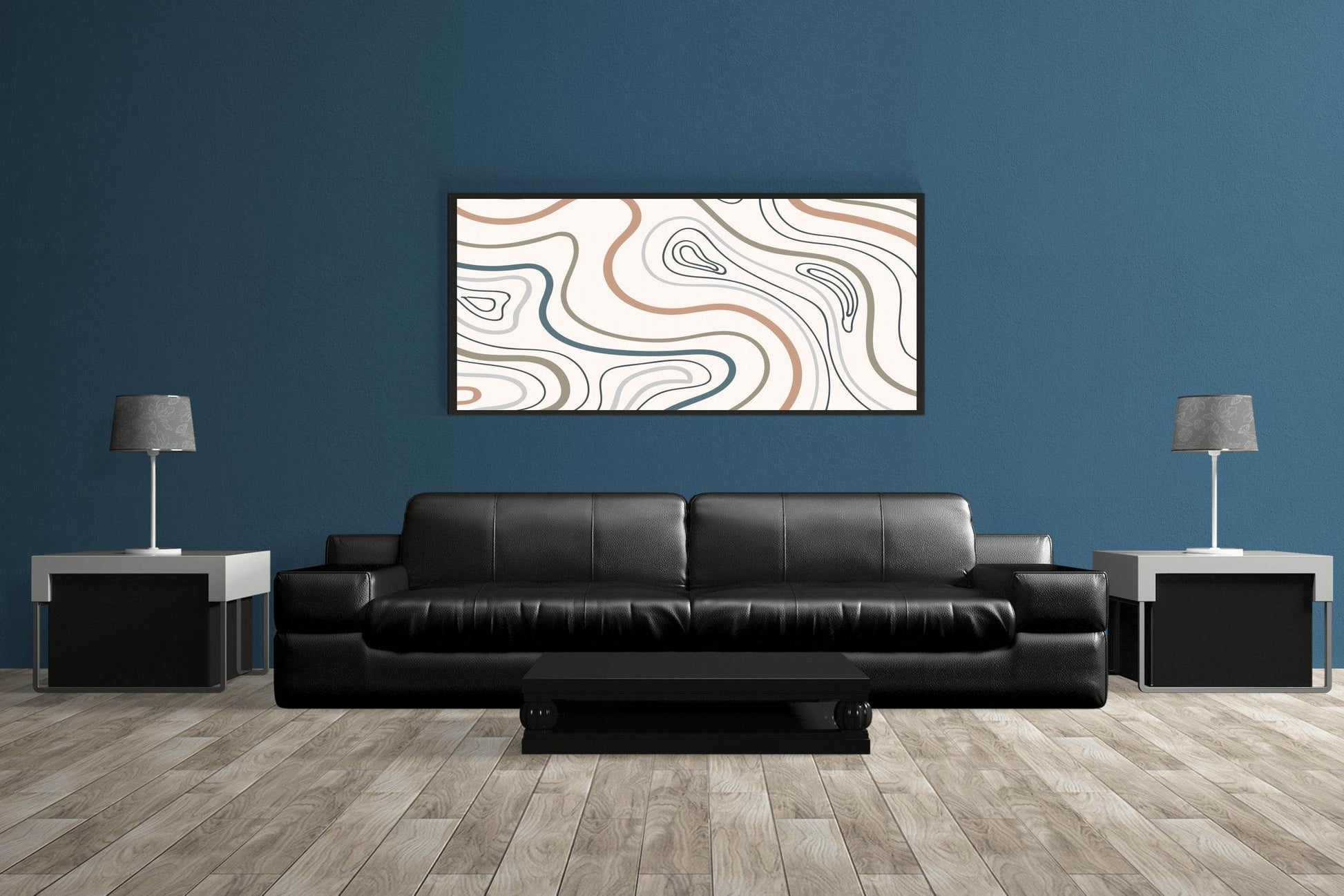 Earth Tone Pattern Background Abstract Wall Art - beink online art store
