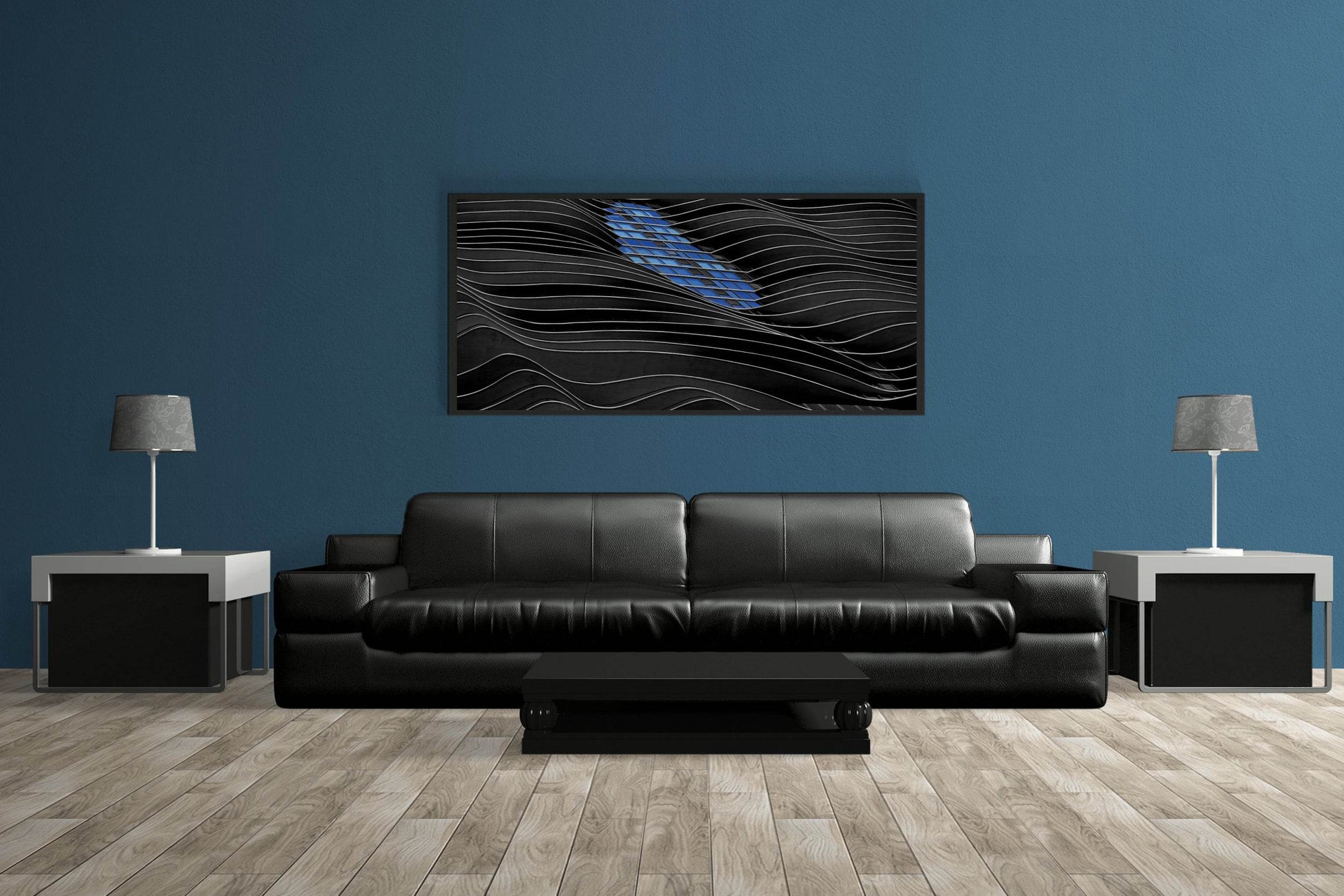 Futuristic 3D Render Abstract Wall Art - beink online art store