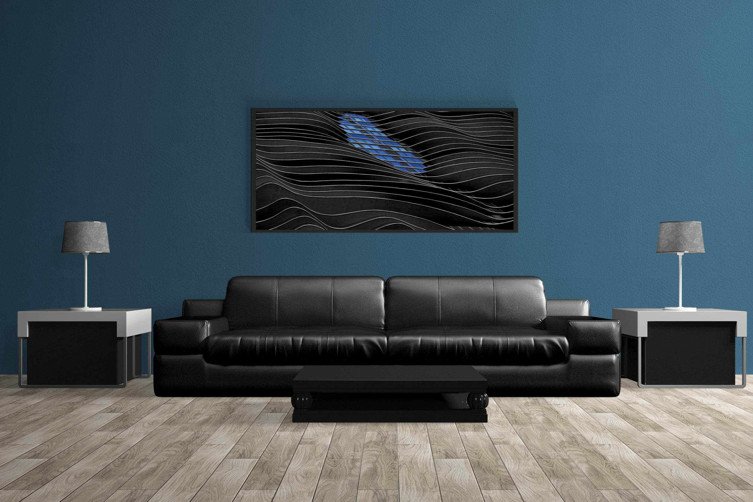 Futuristic 3D Render Abstract Wall Art - beink online art store