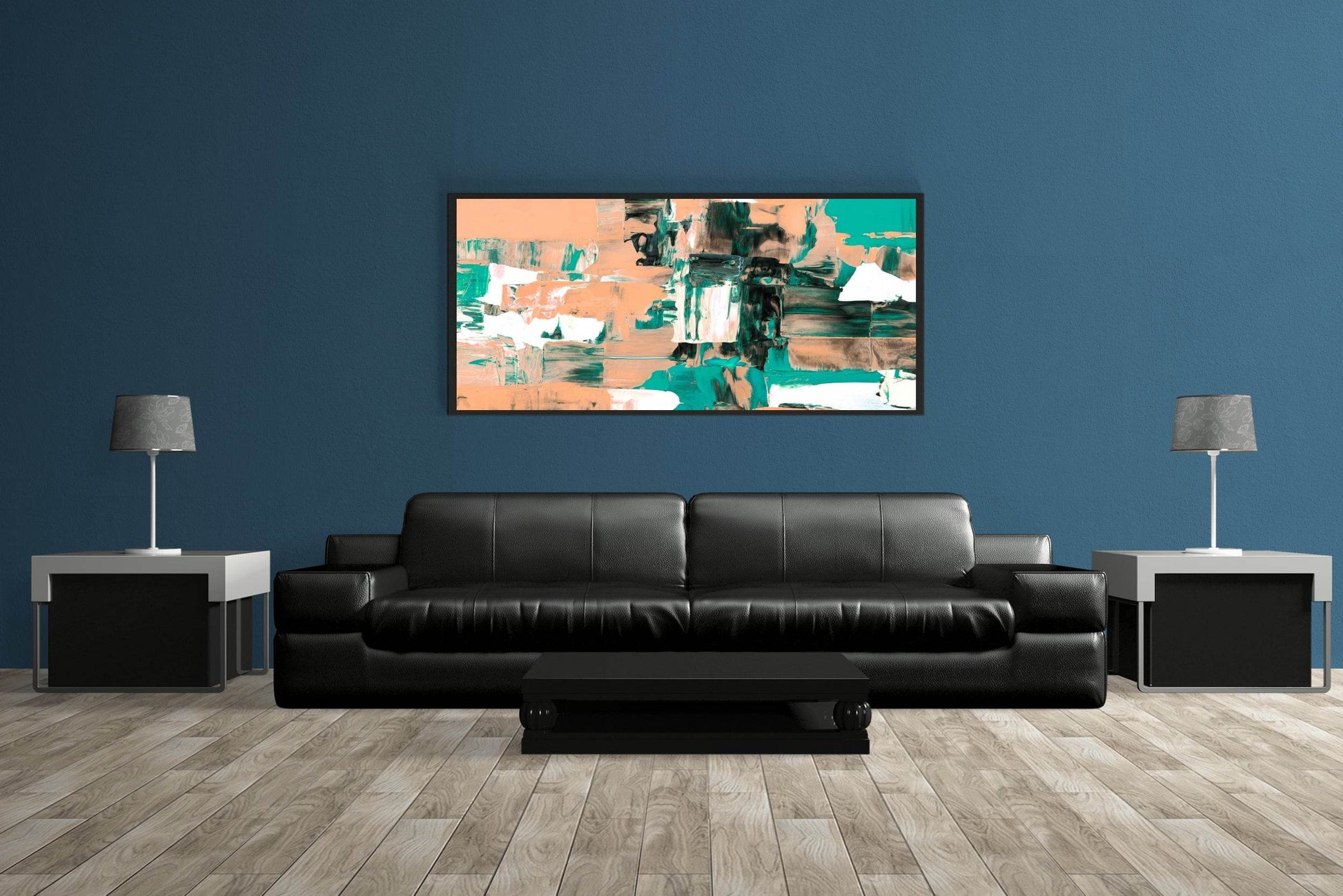 Hand Brush Abstract Wall Art - beink online art store