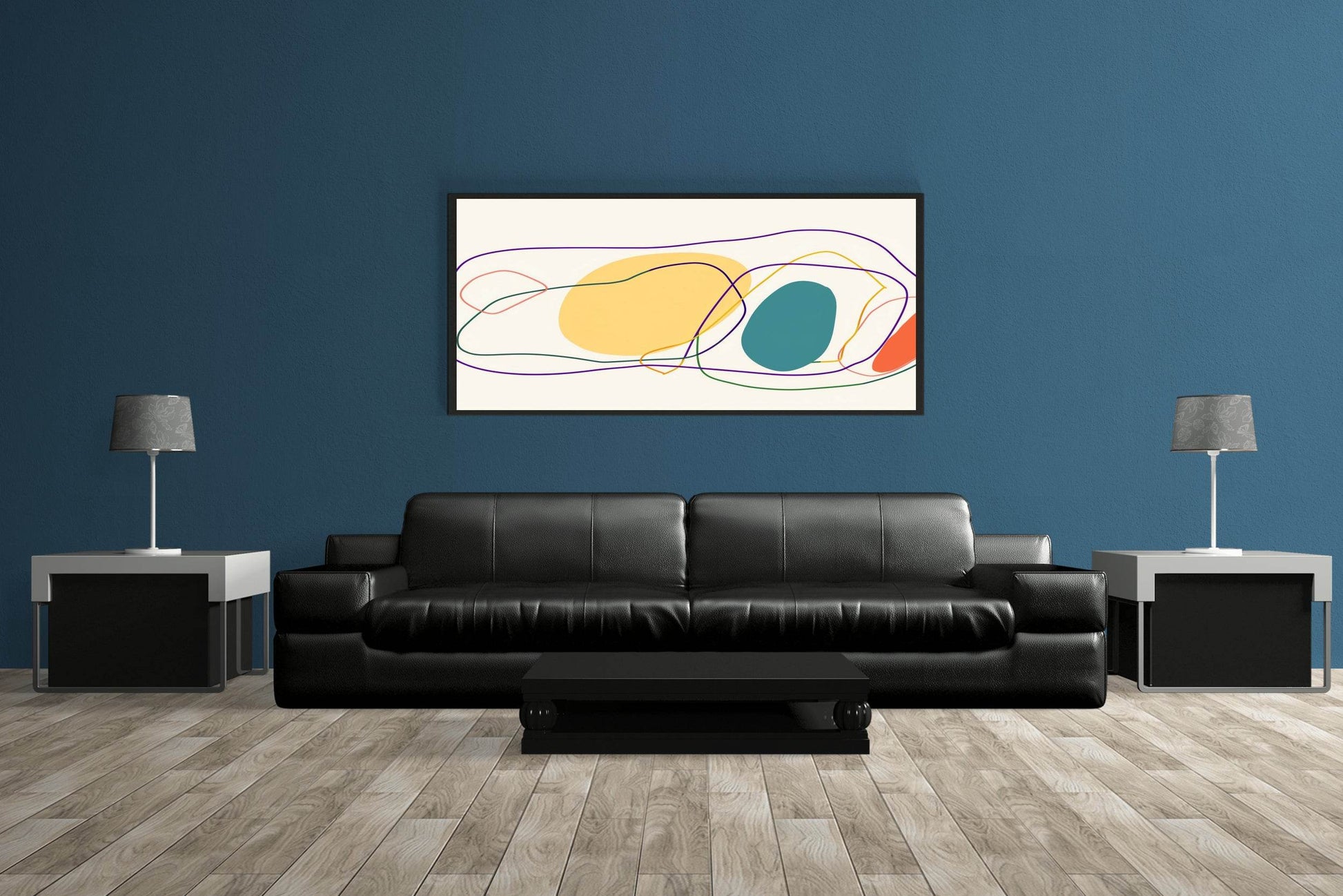 Irregular Handdrawn Abstract Wall Art - beink online art store