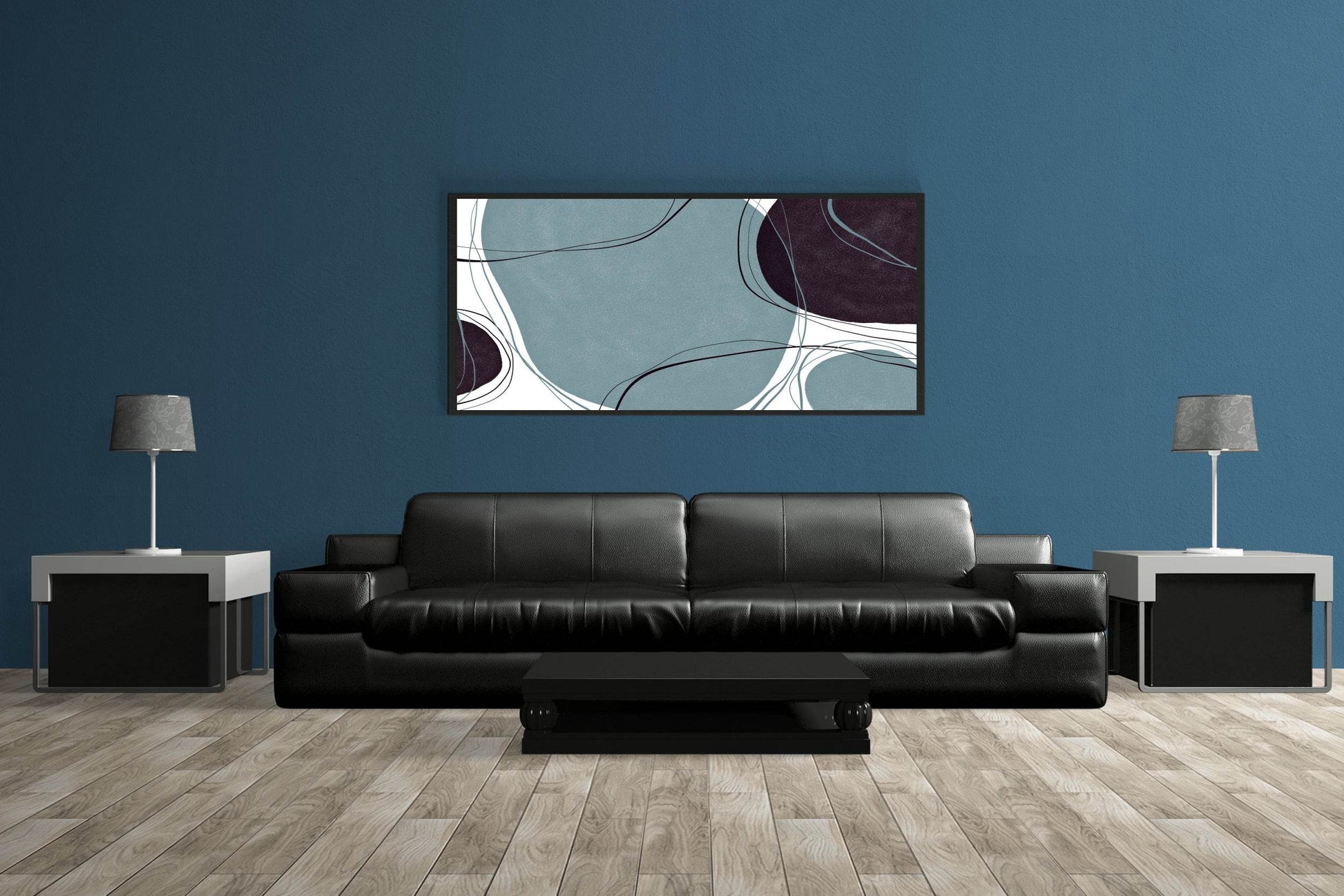 Hand Drawn Shape Abstract Wall Art - beink online art store