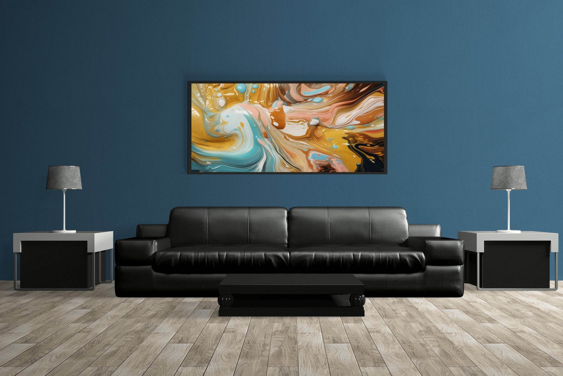 Multicolor Painted Oil Abstract Wall Art - beink online art store