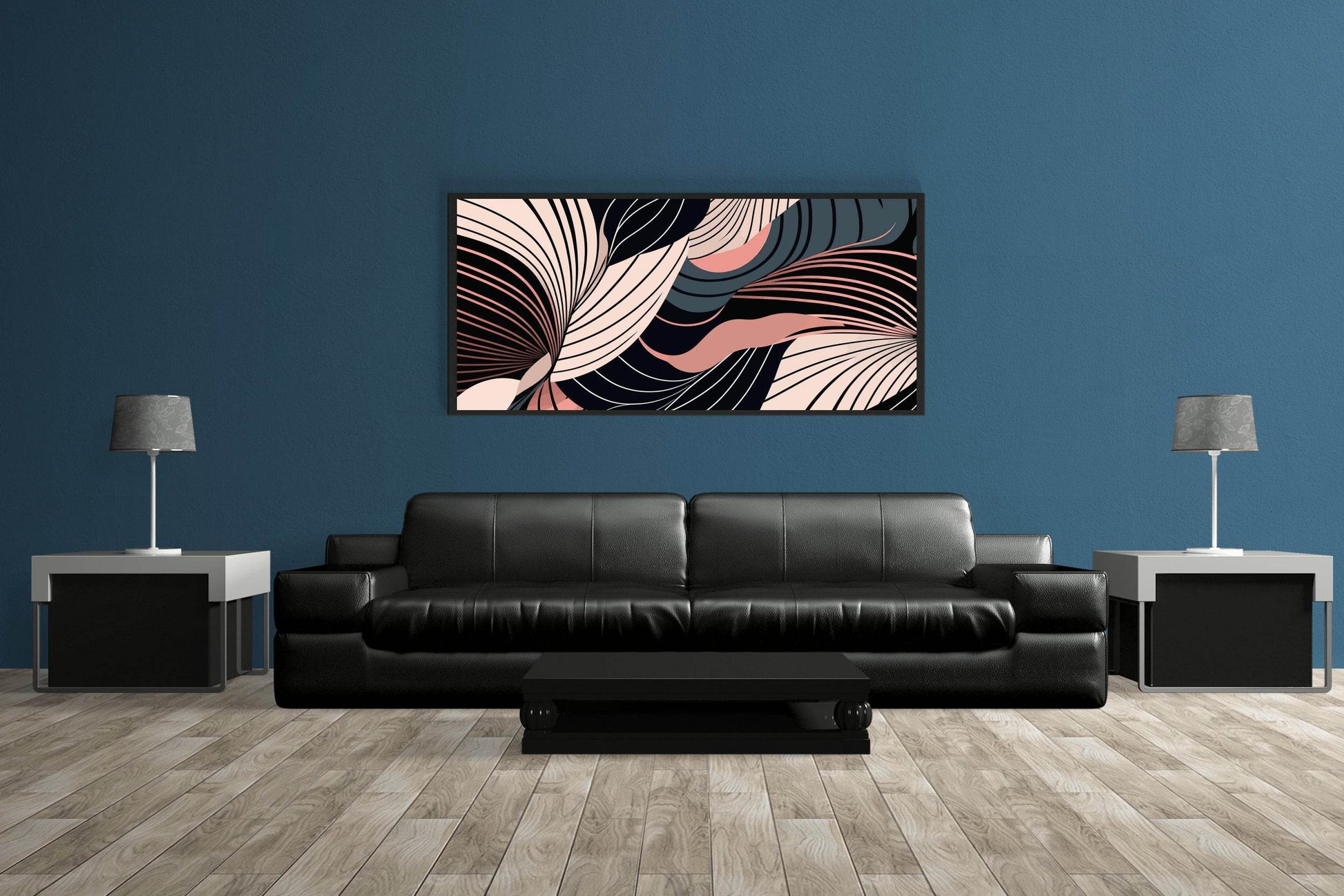 Botanical Shape Abstract Wall Art - beink online art store