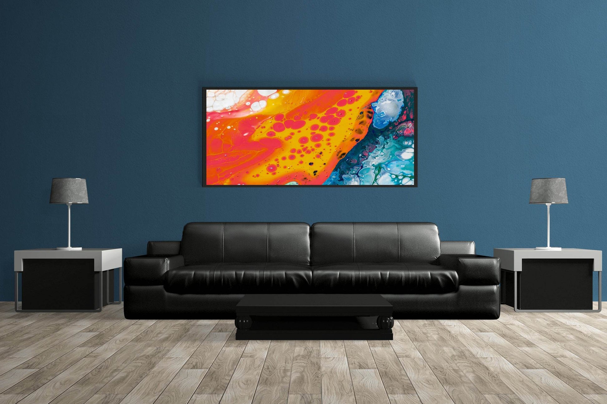 Earth Surface Water Paint Abstrat Wall Art - beink online art store