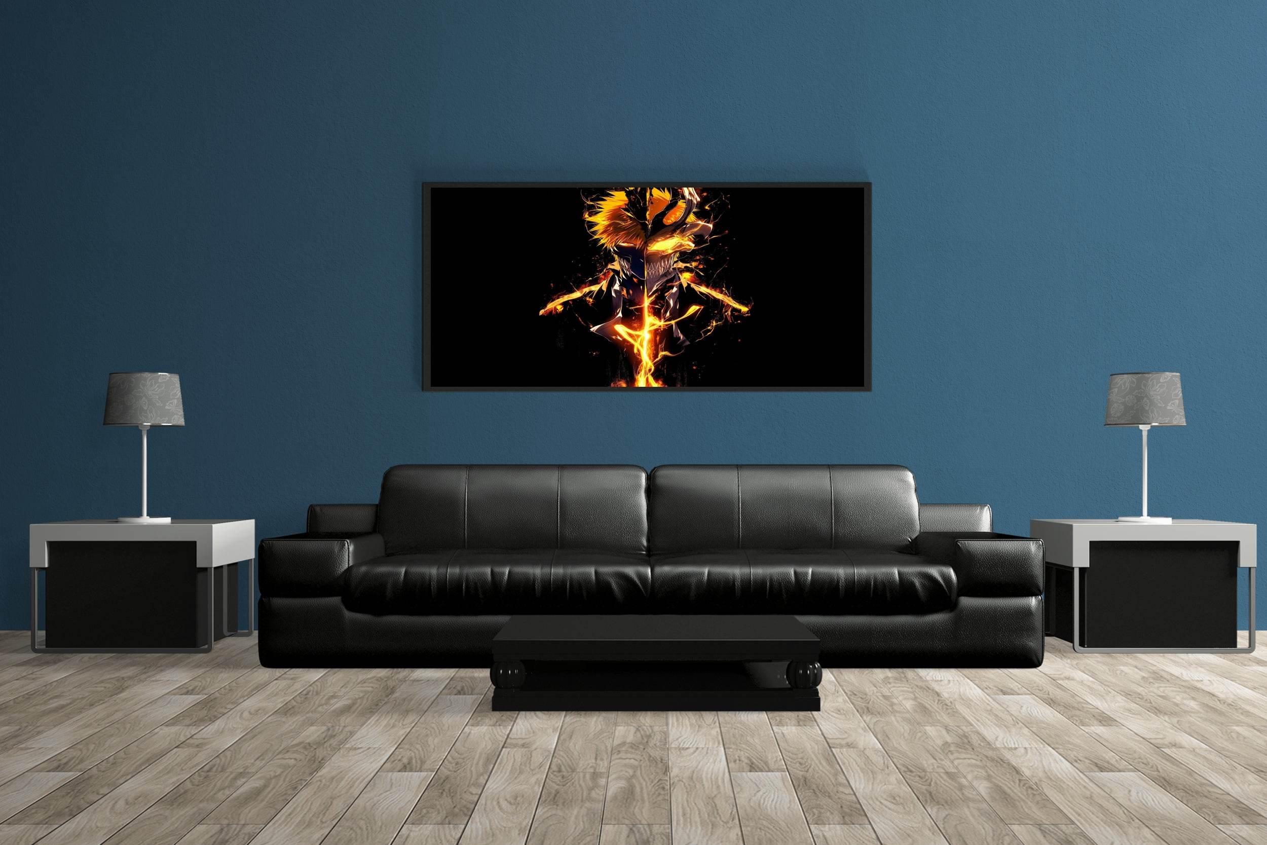 Ichigo Kurosaki Hollow Mask Anime Wall Art - beink online art store