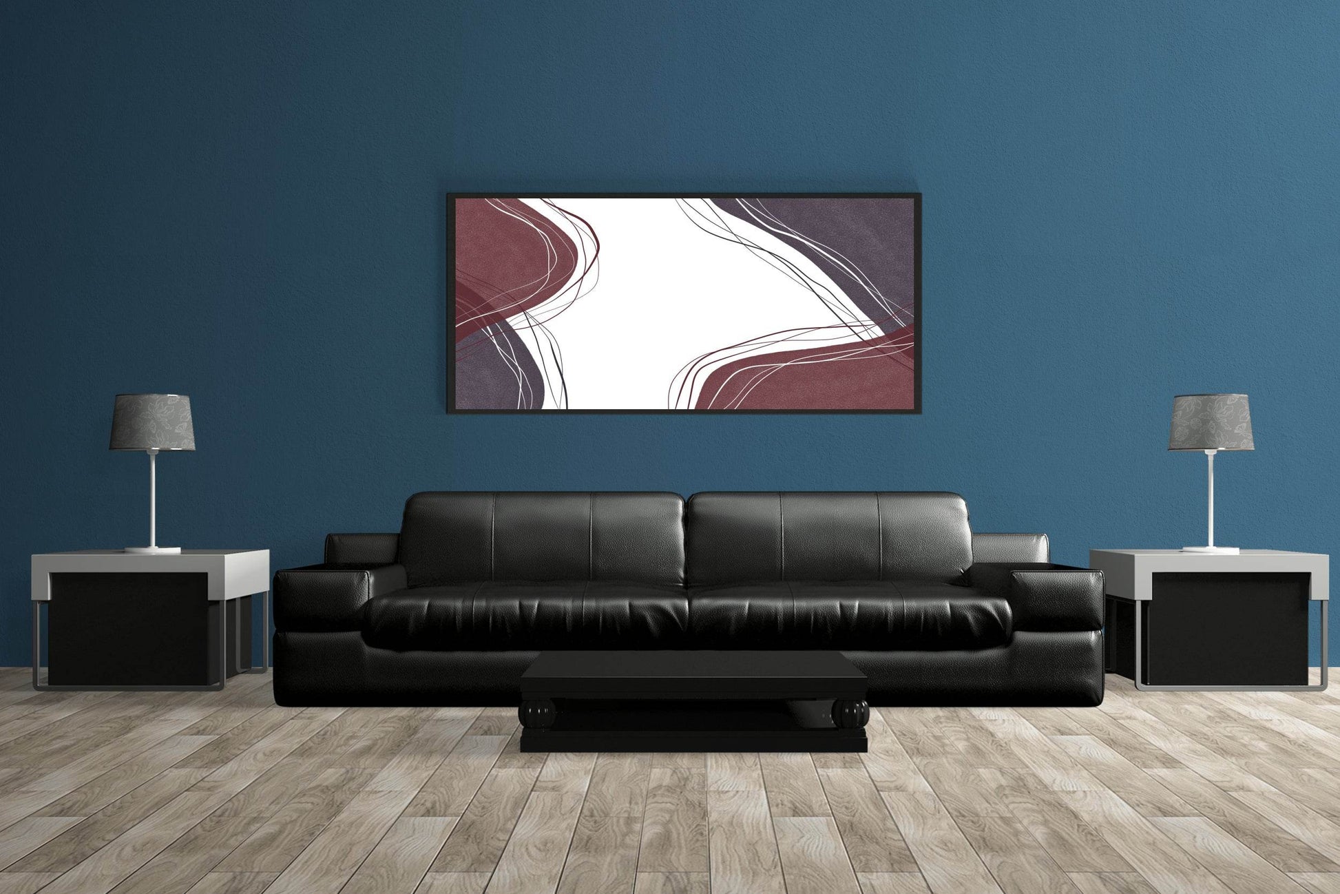 Handdrawn Lines Abstract Wall Art - beink online art store
