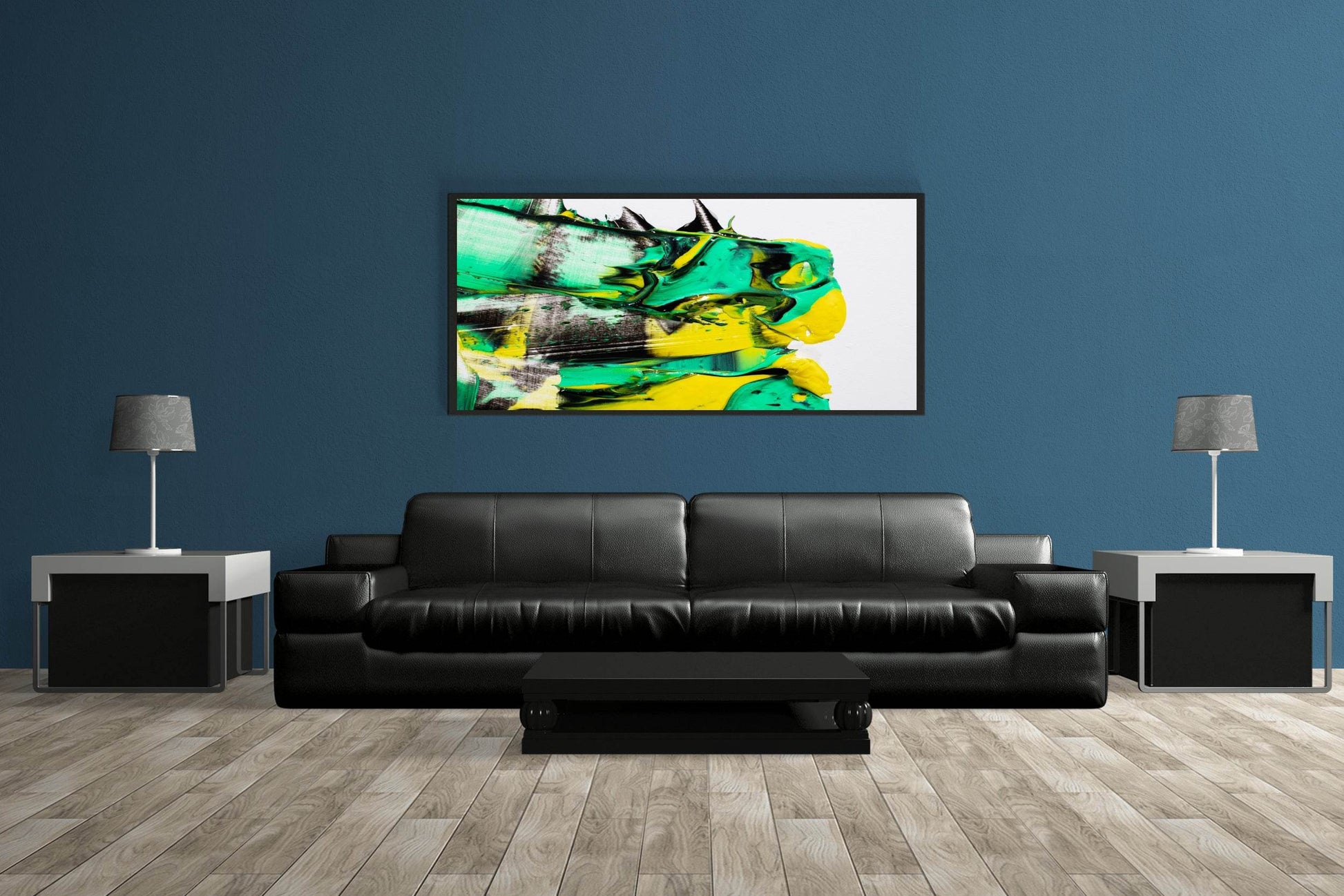 Water Color Horse Brush Strokes Abstract Wall Art - beink online art store