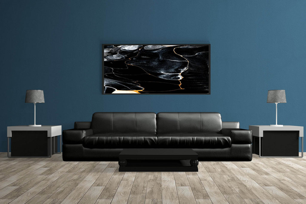 Black Granite Abstract Wall Art - beink online art store