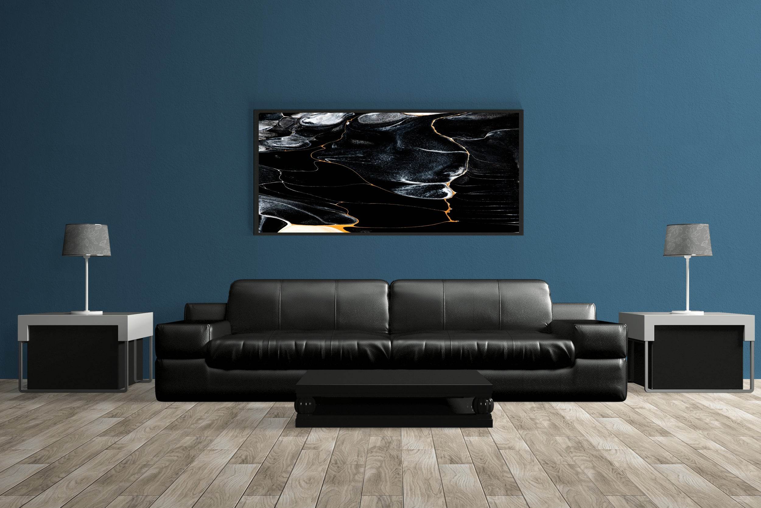 Black Granite Abstract Wall Art - beink online art store