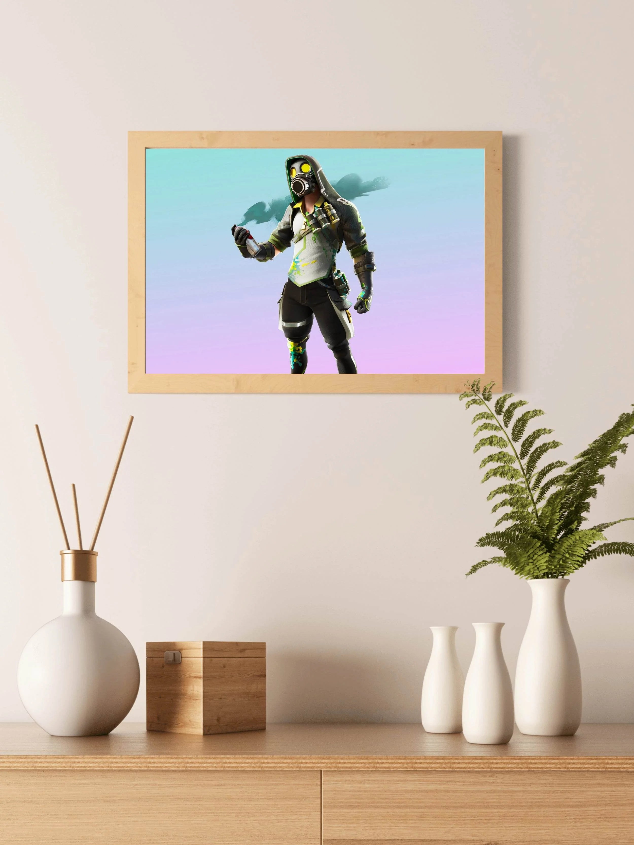 FORTNITE Toxic Tagger Gaming Wall Art - beink online art store