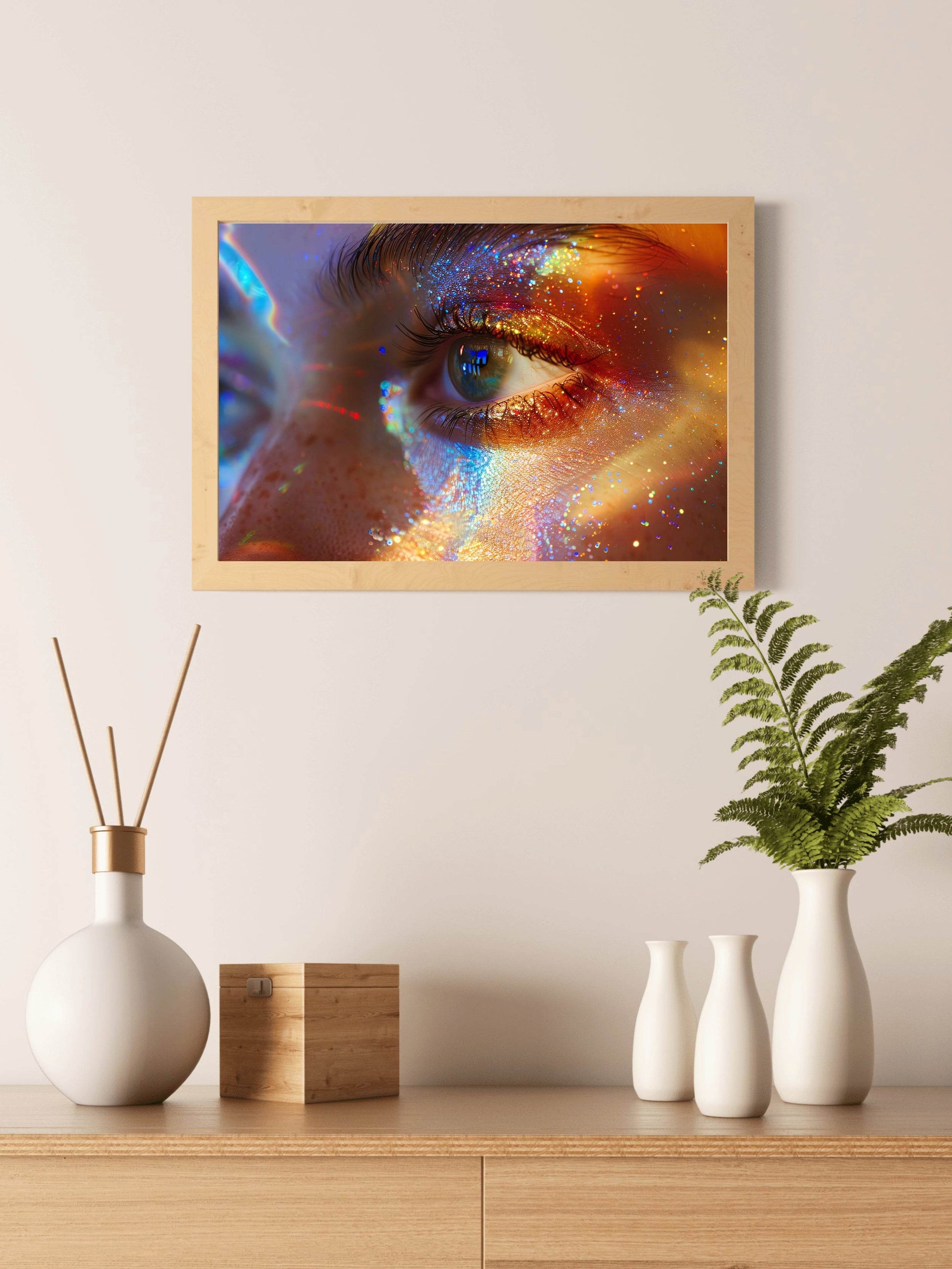 Carnival Women Eyes Makeup Digital Art - beink online art store