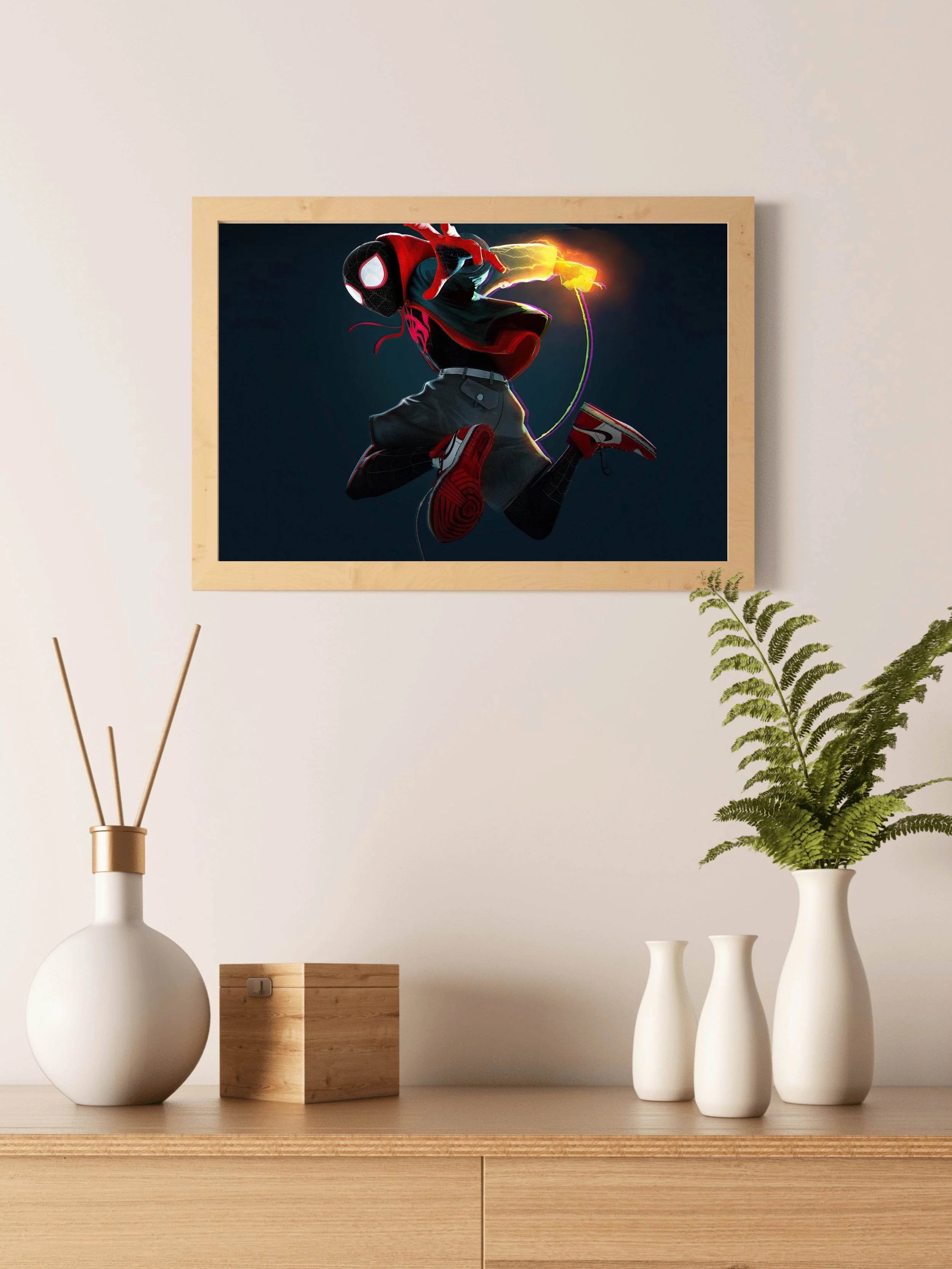 Miles Morales Gaming Wall Art - beink online art store