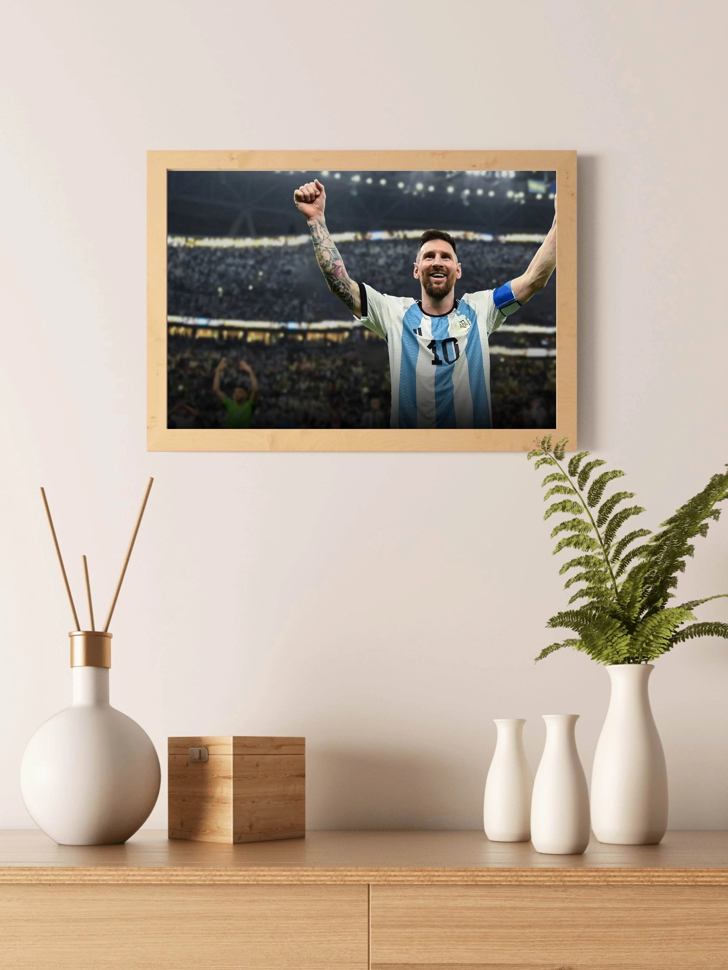 Football Messi Stadium Wall Art - beink online art store
