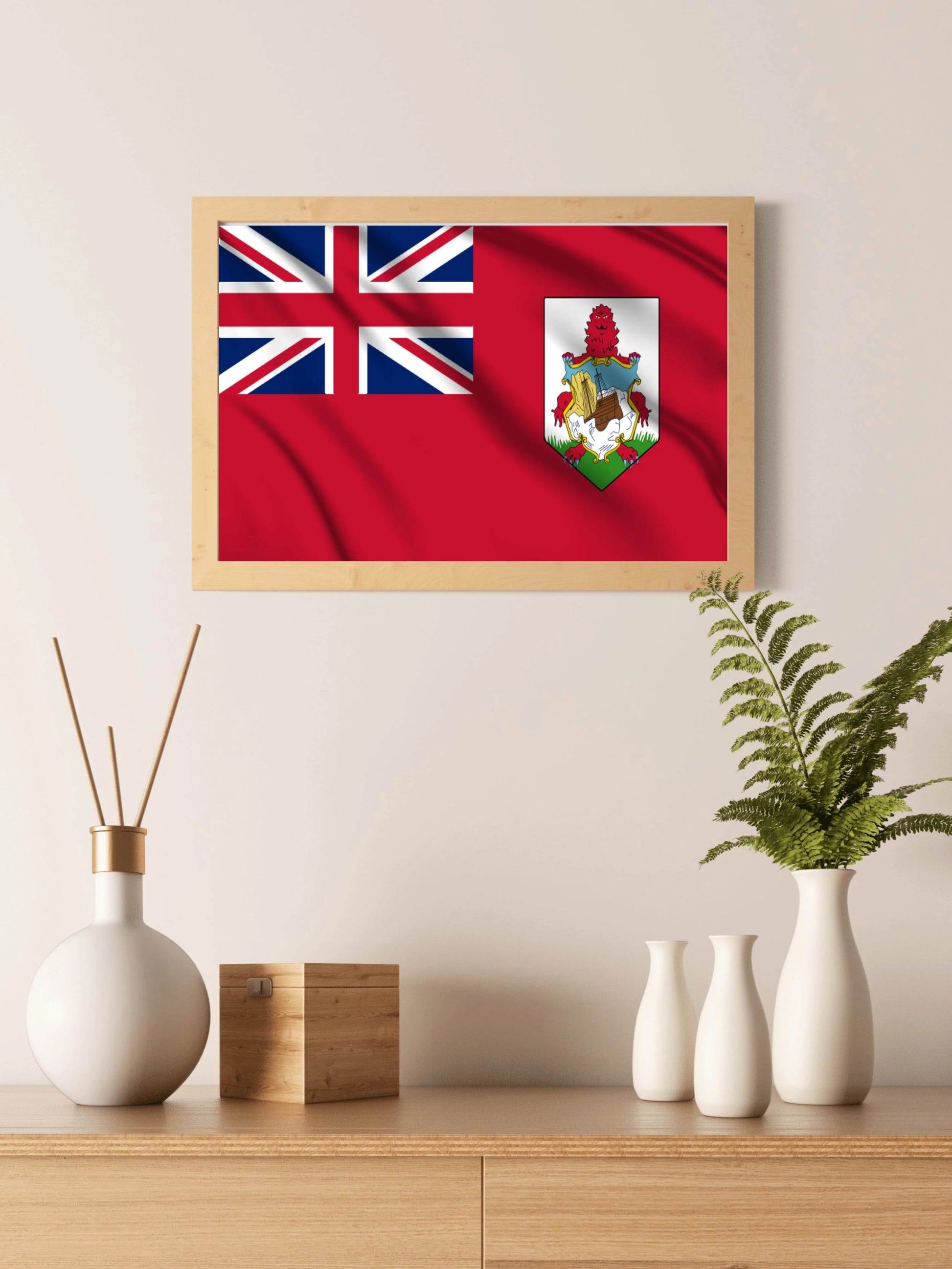 Bermuda National Flag Wall Art - beink online art store