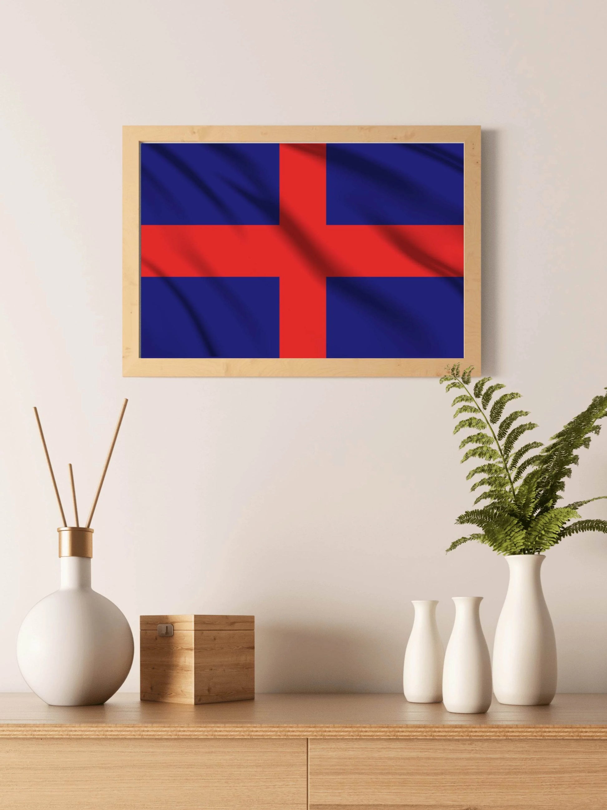 Oldenburg National Flag Wall Art - beink online art store