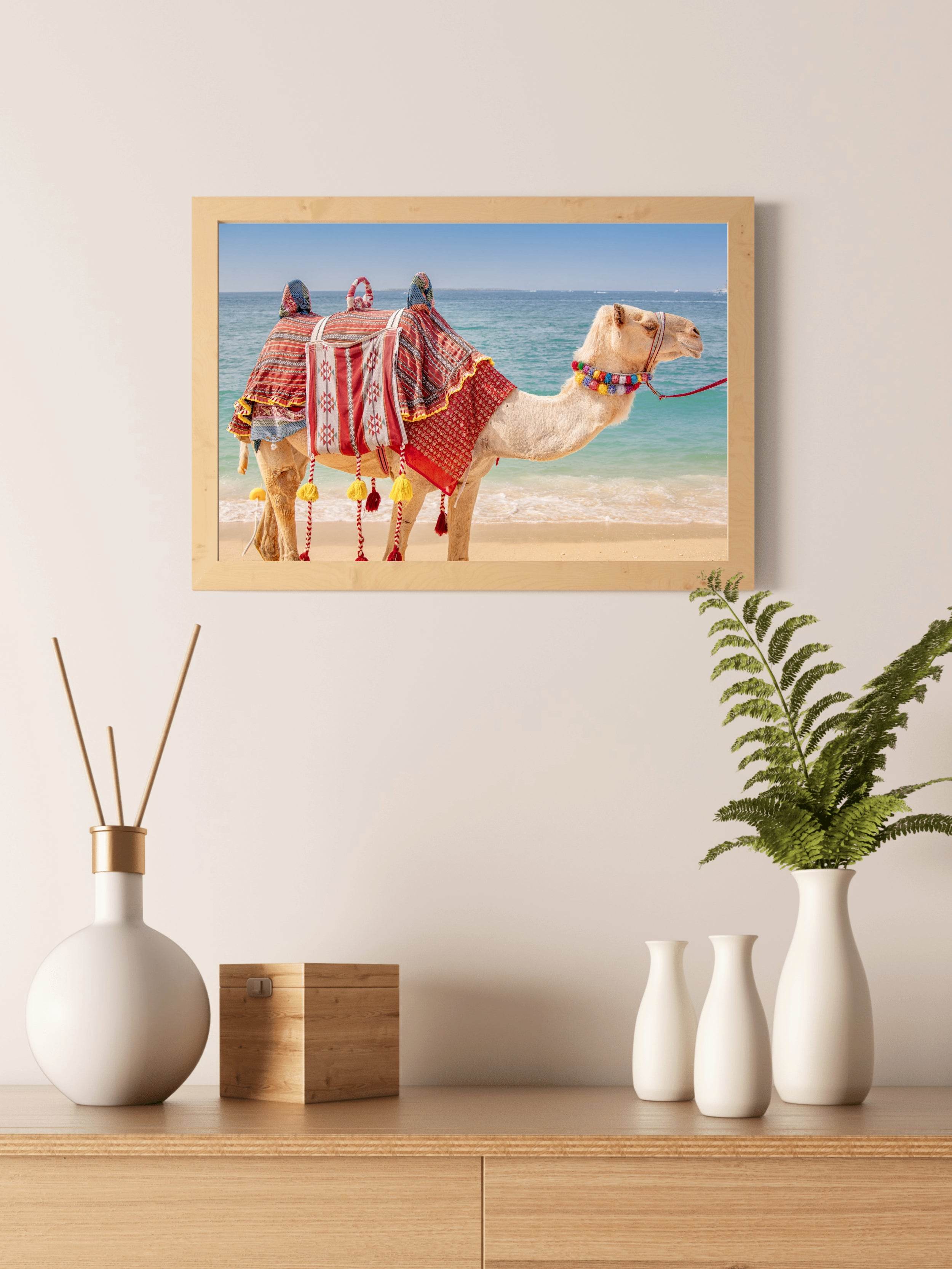 Camel by the Sea Artwork - beink online art store