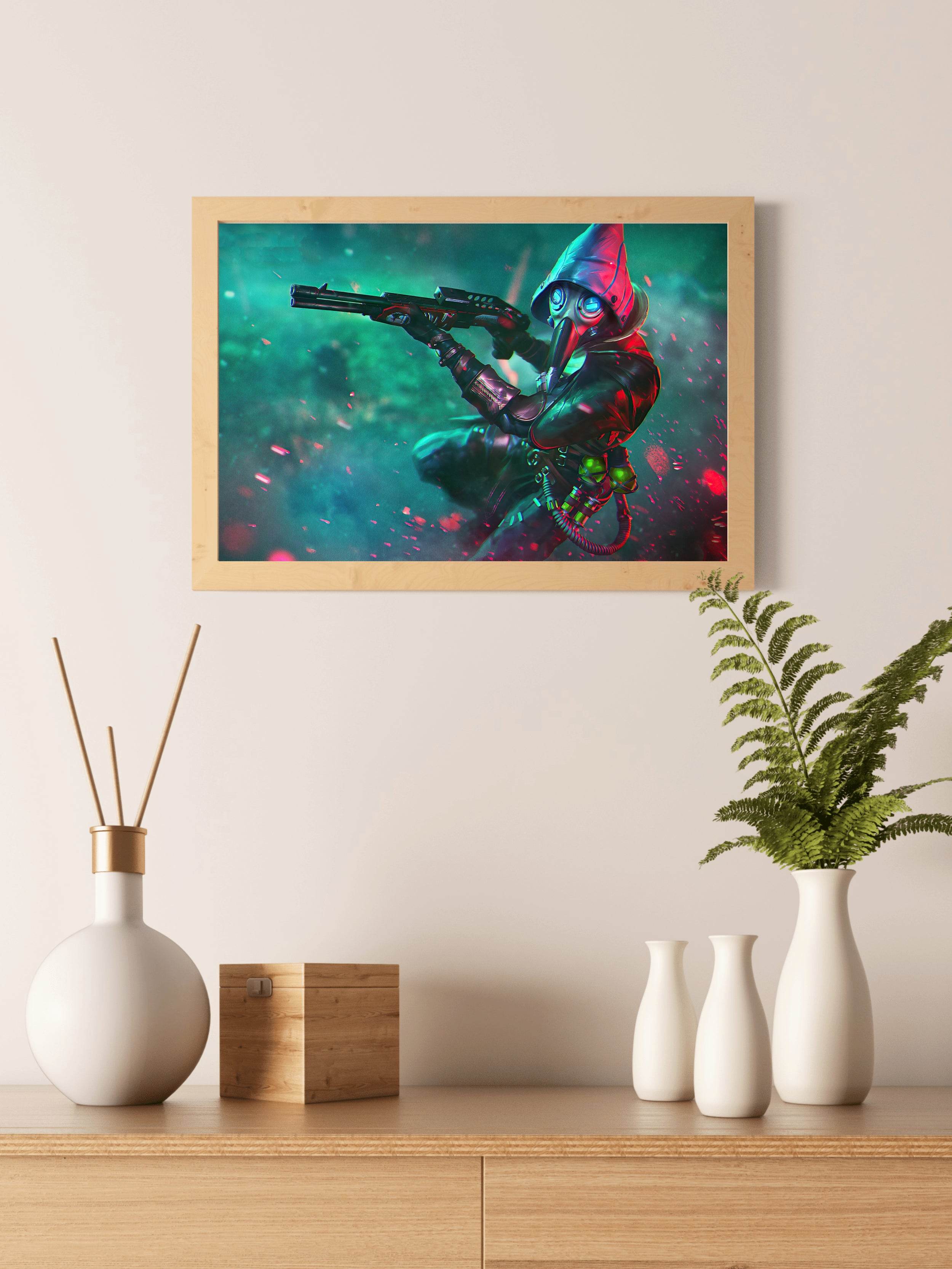 Garena Free Fire Gaming Wall Art - beink online art store
