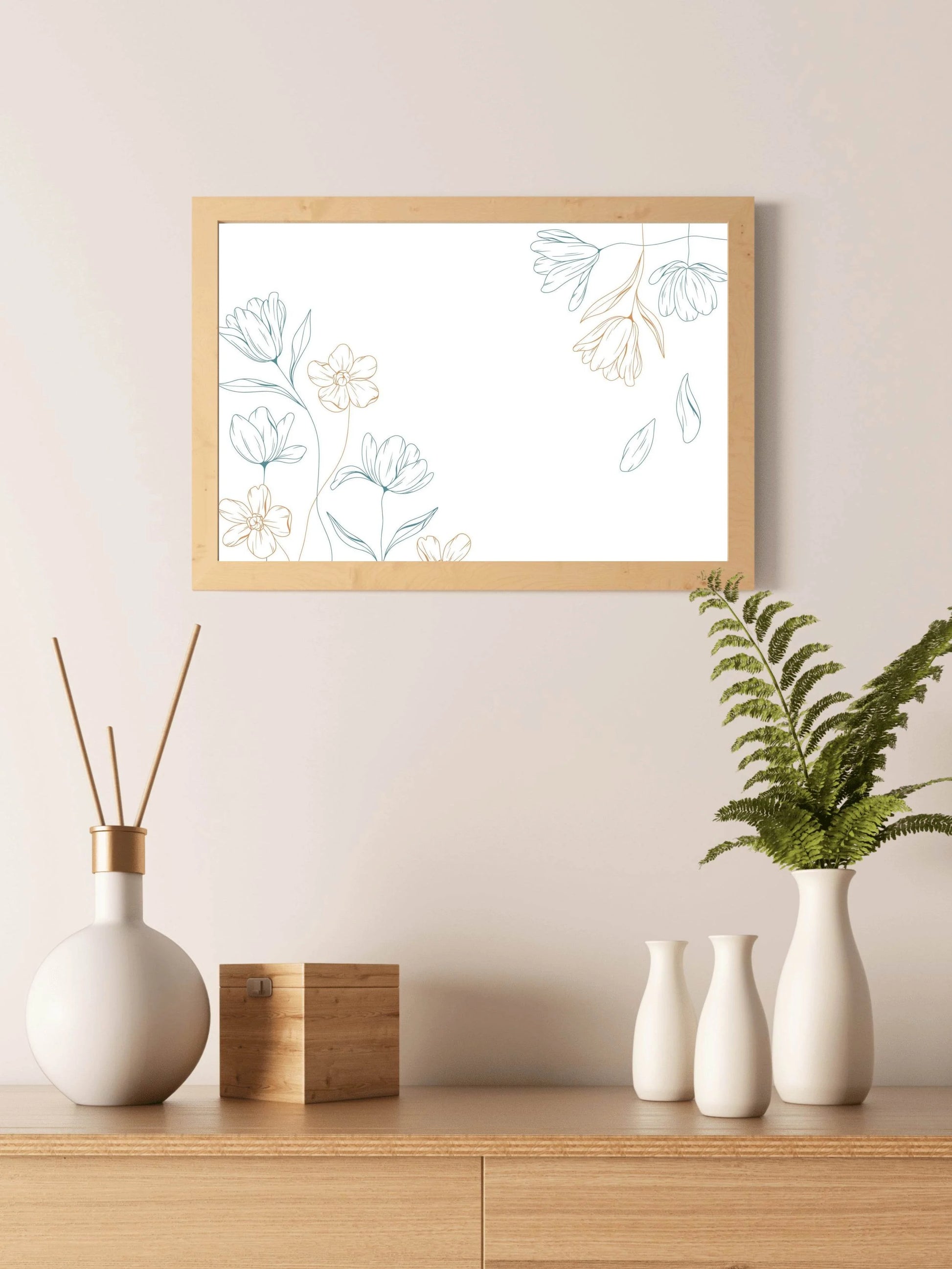 Flower Leaves of Clematis Wall Art - beink online art store
