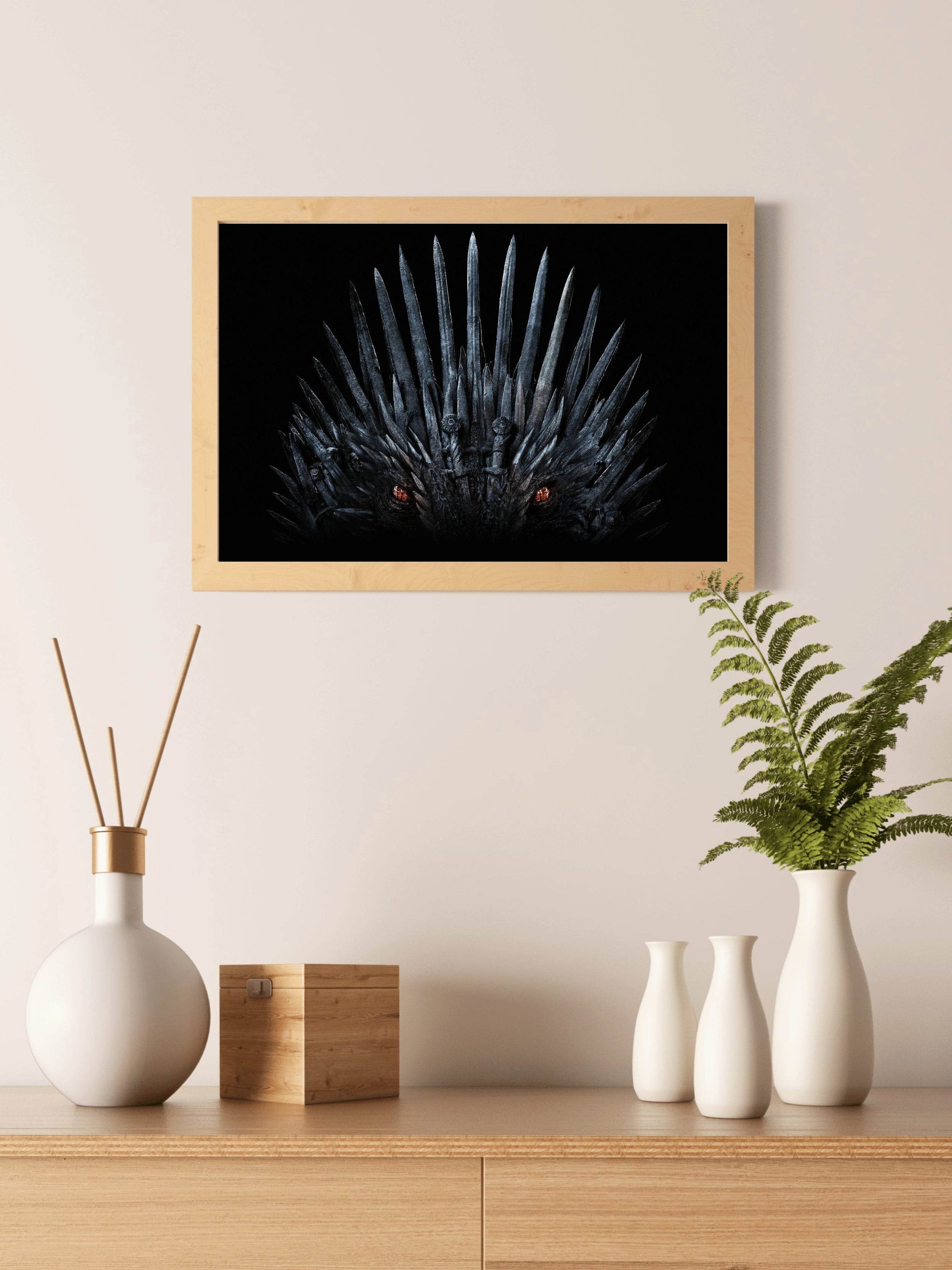 Game of Thrones Iron Throne Wall Art - beink online art store