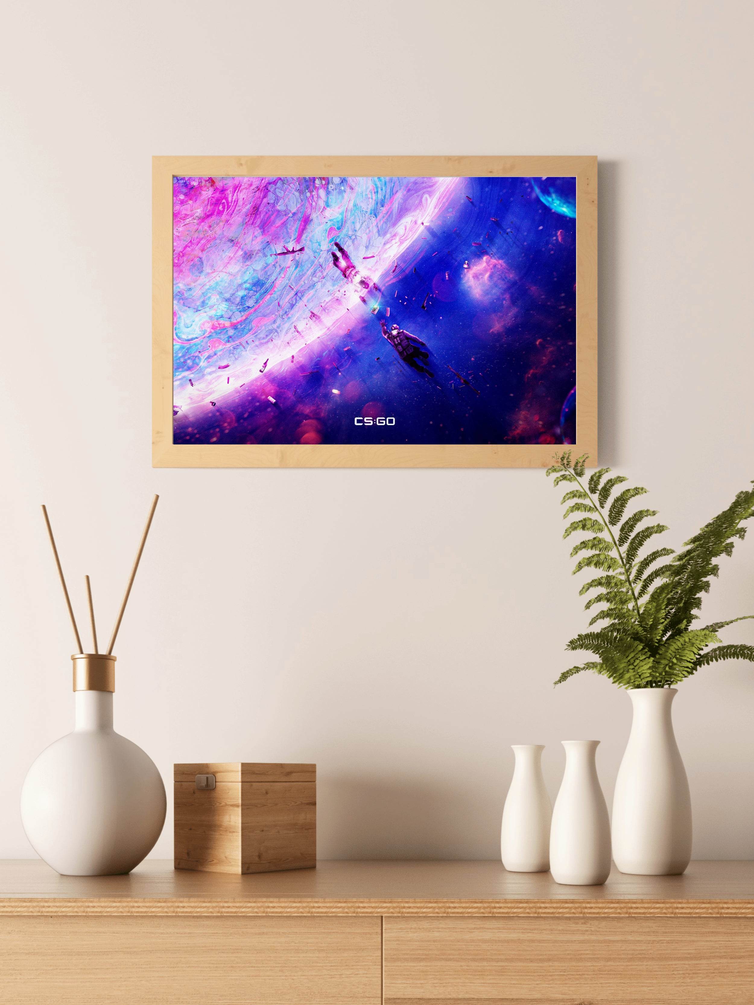 CSGO Space Gaming Wall Art - beink online art store