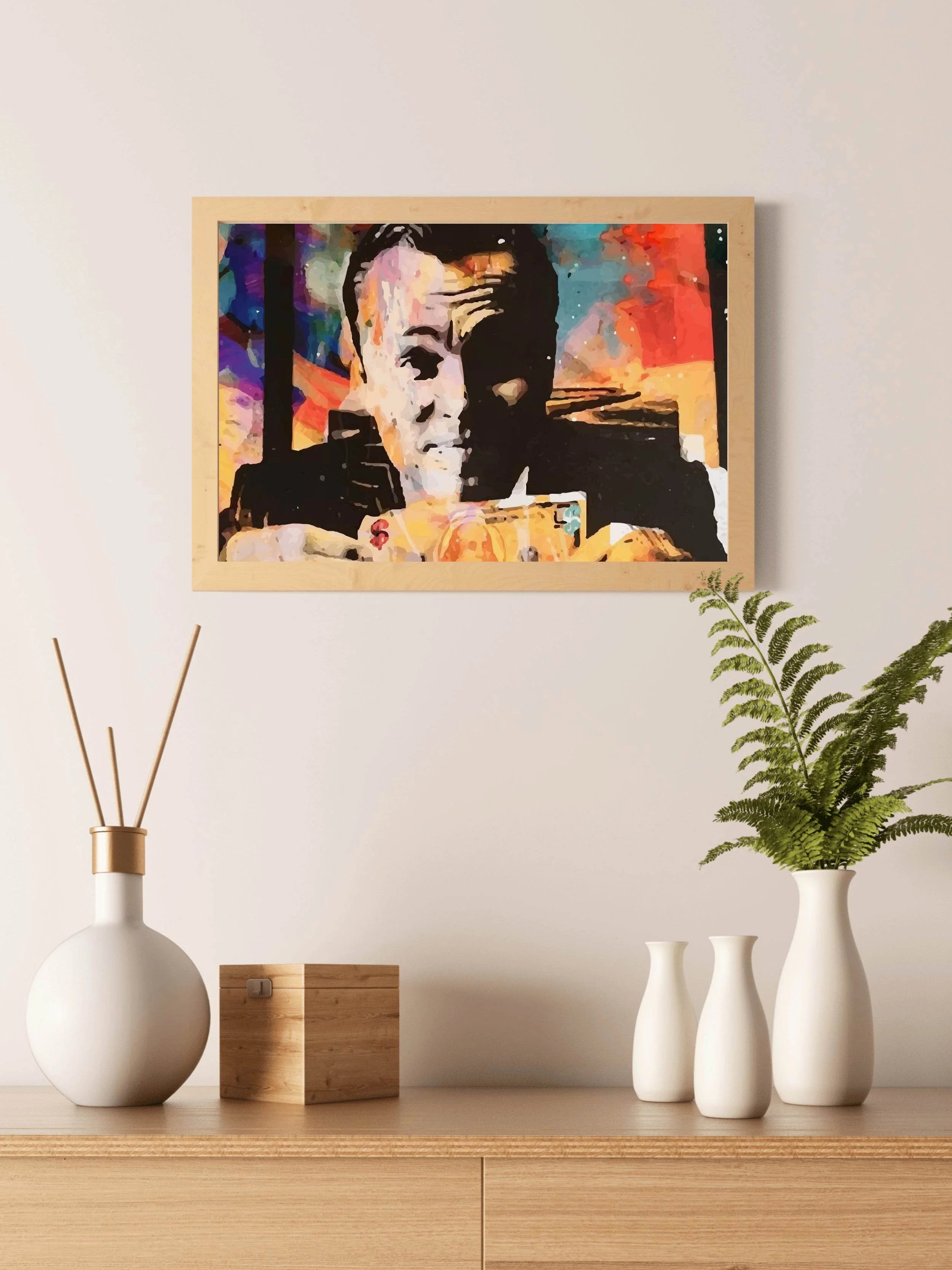 Leonardo DiCaprio Painting -The Wolf of Wall Street Poster - beink online art store