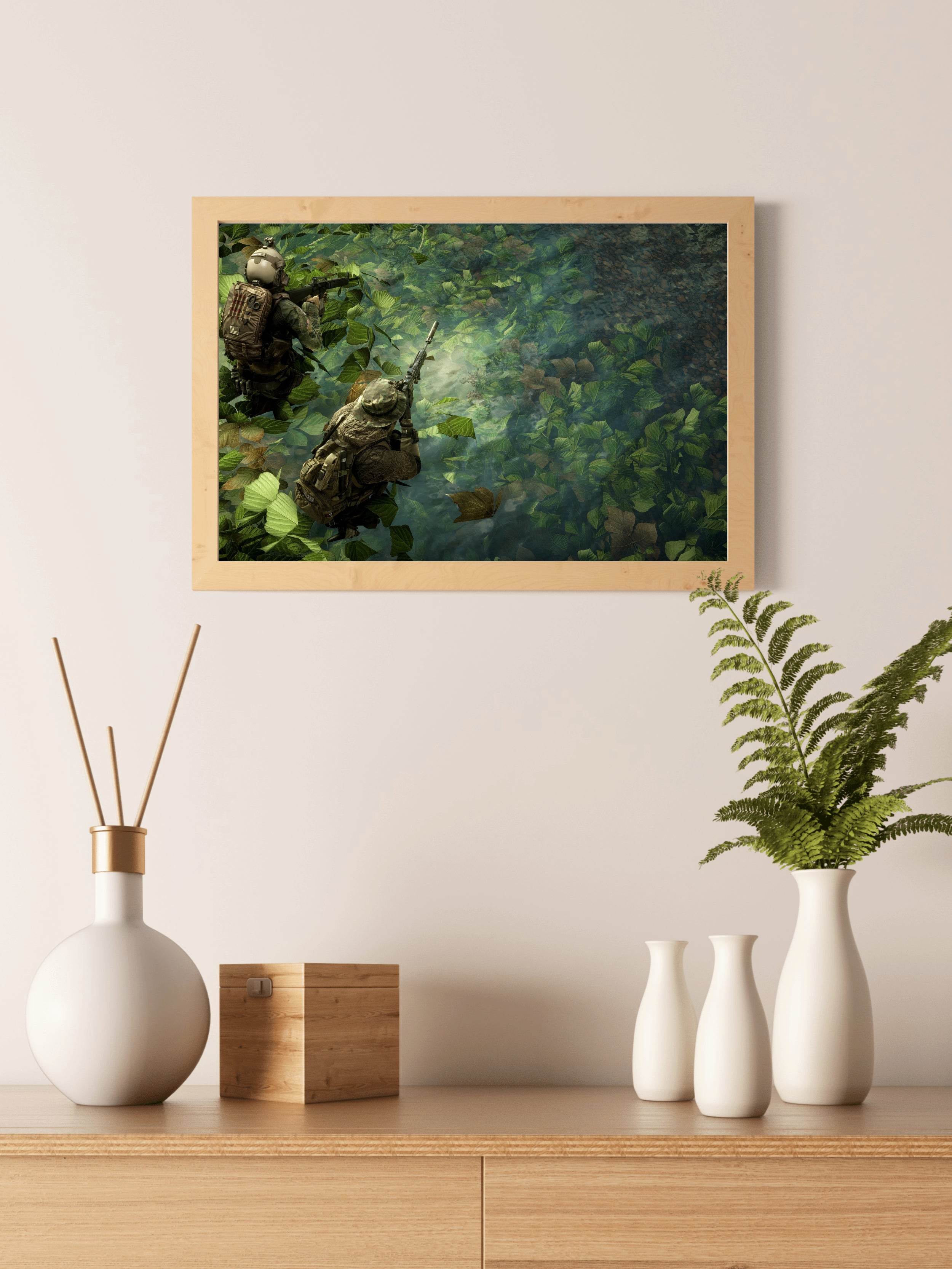 Battlefield 4 Operation Marines Gaming Wall Art - beink online art store