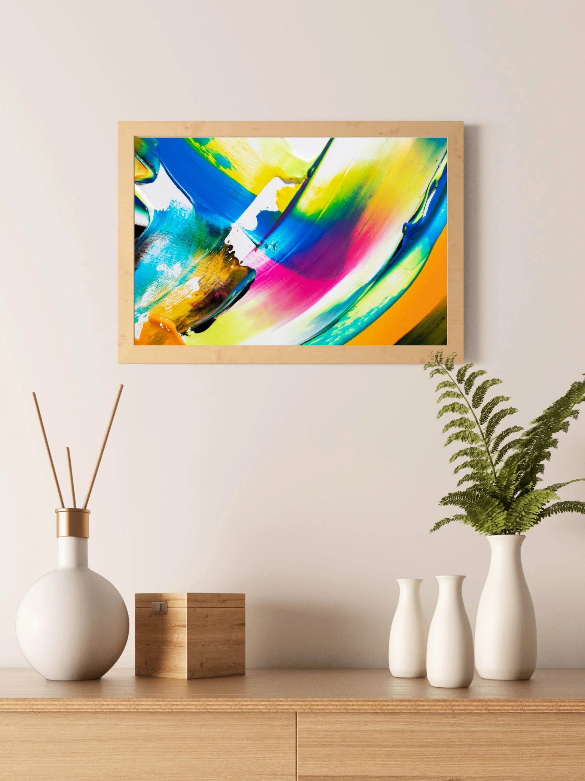 Multi Color Abstract Wall Art - beink online art store