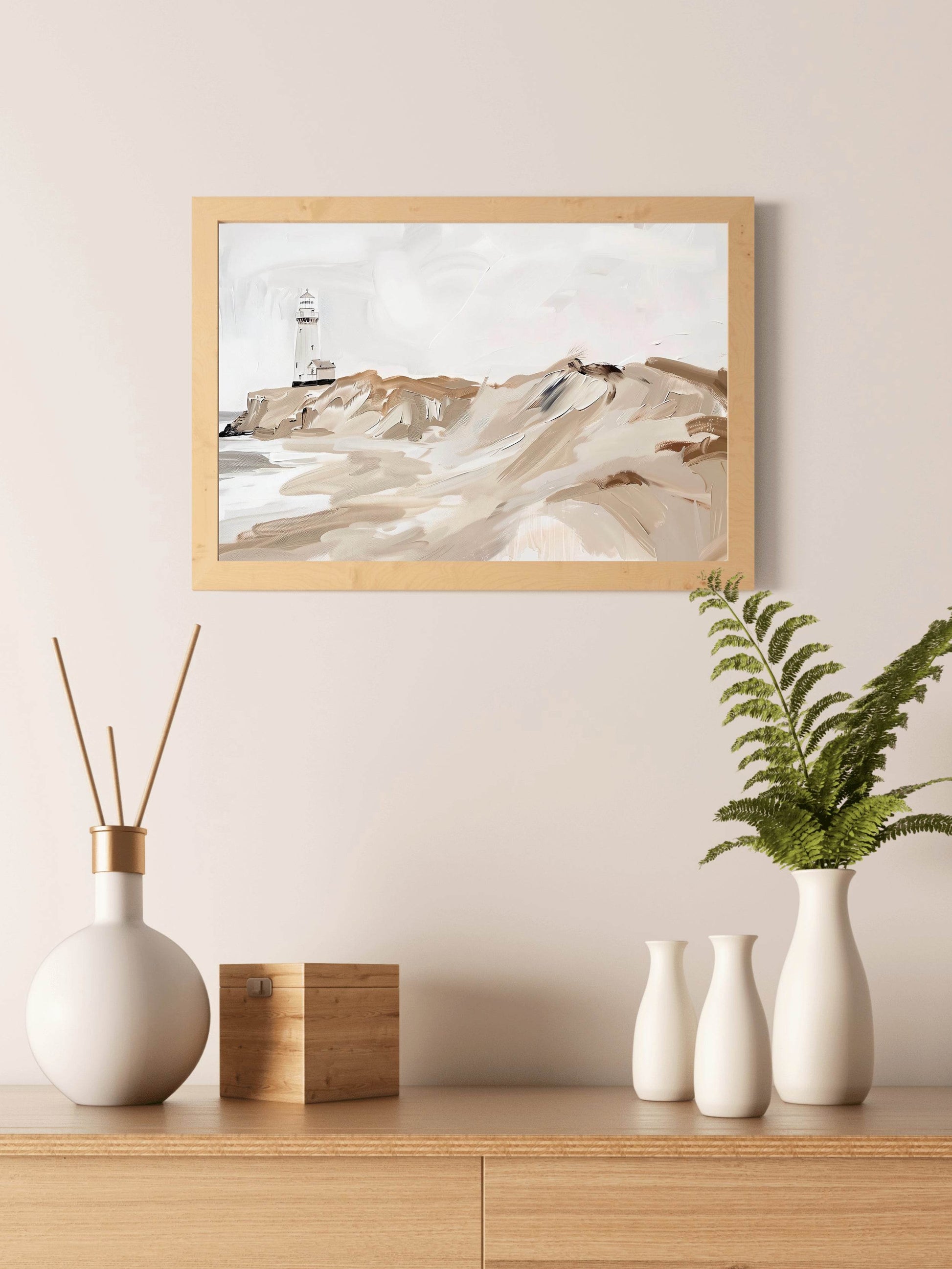 Lighthouse Oil Painting Wall Art - beink online art store