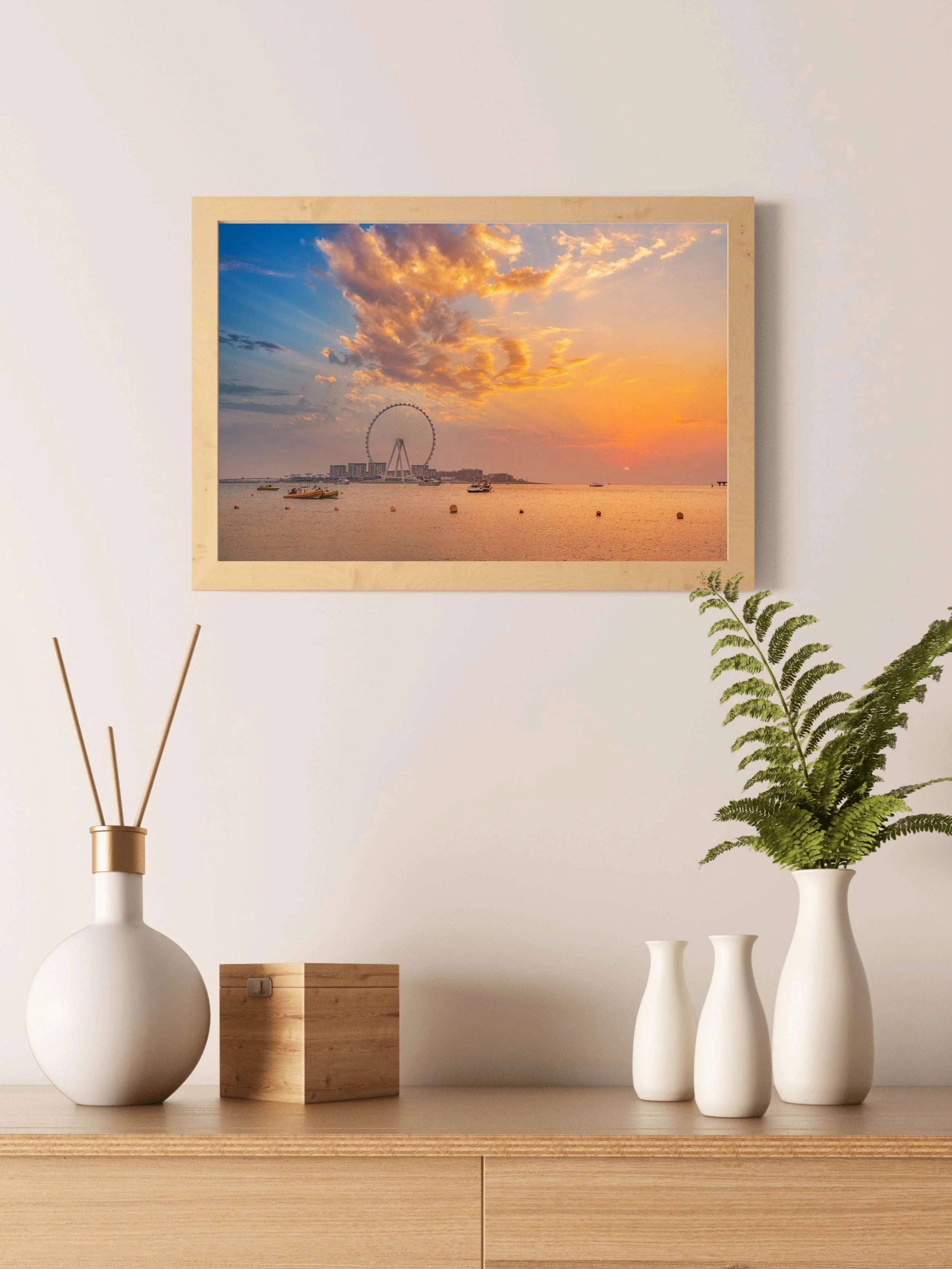 Sunset at Ain Dubai Wall Art - beink online art store