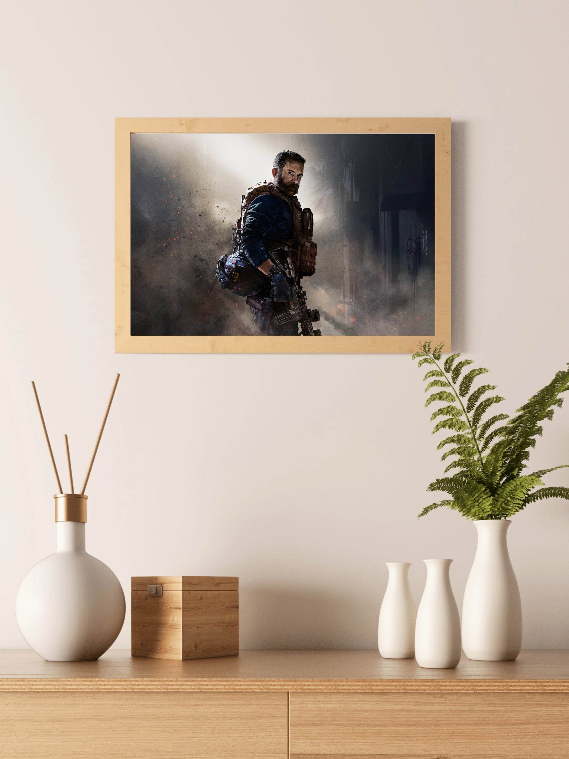 CALL OF DUTY MODERN WARFARE Gaming Wall Art - beink online art store