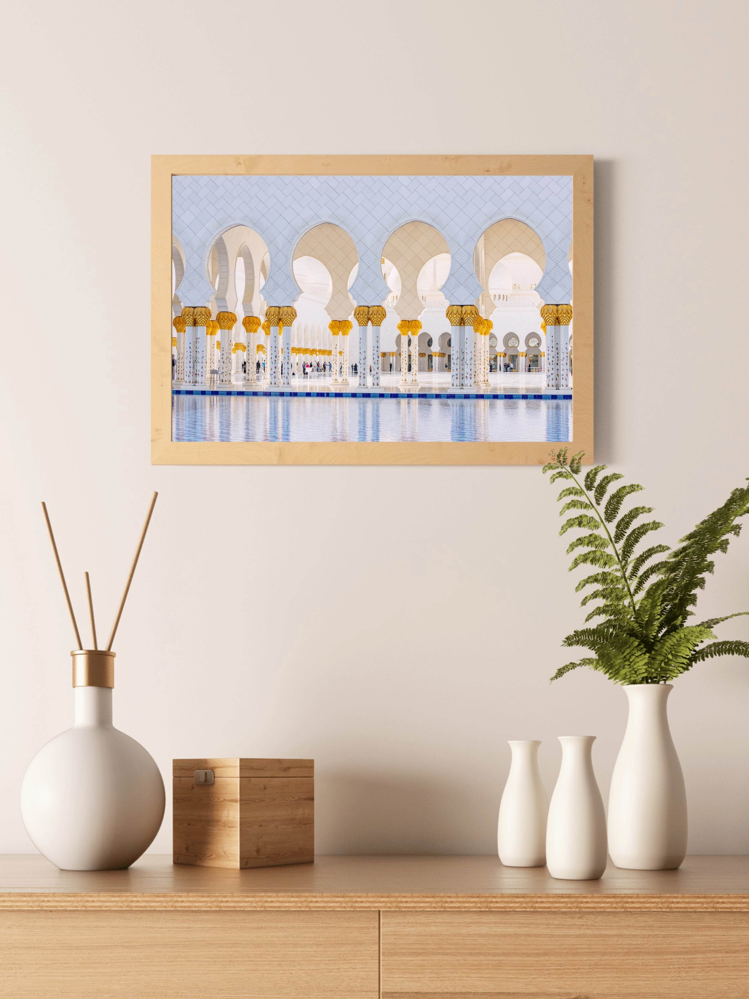 Columns by the Water Wall Art - beink online art store